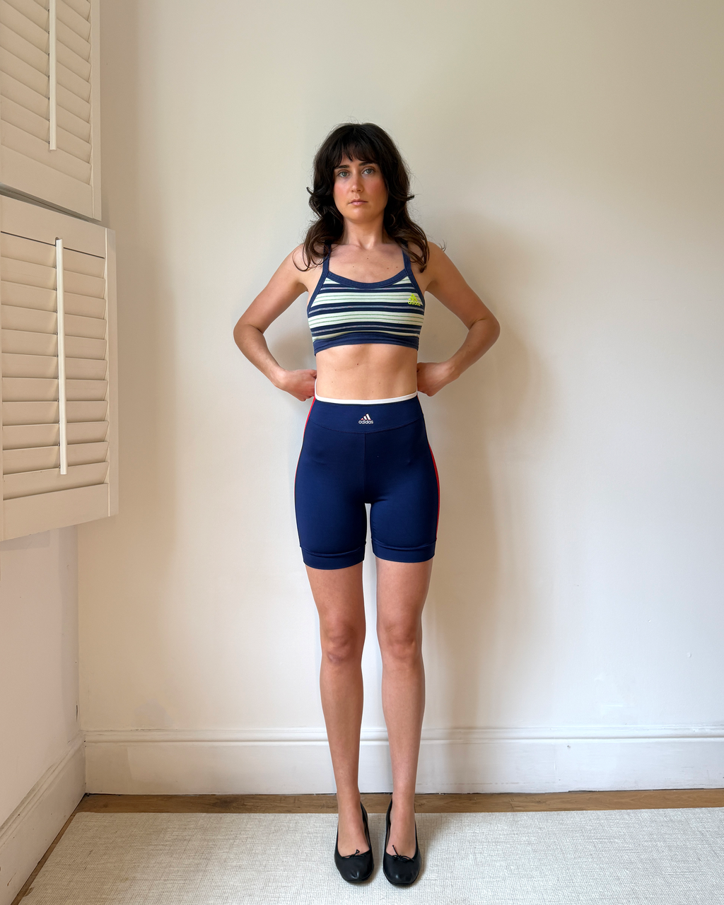 Adidas Navy Bike Shorts
