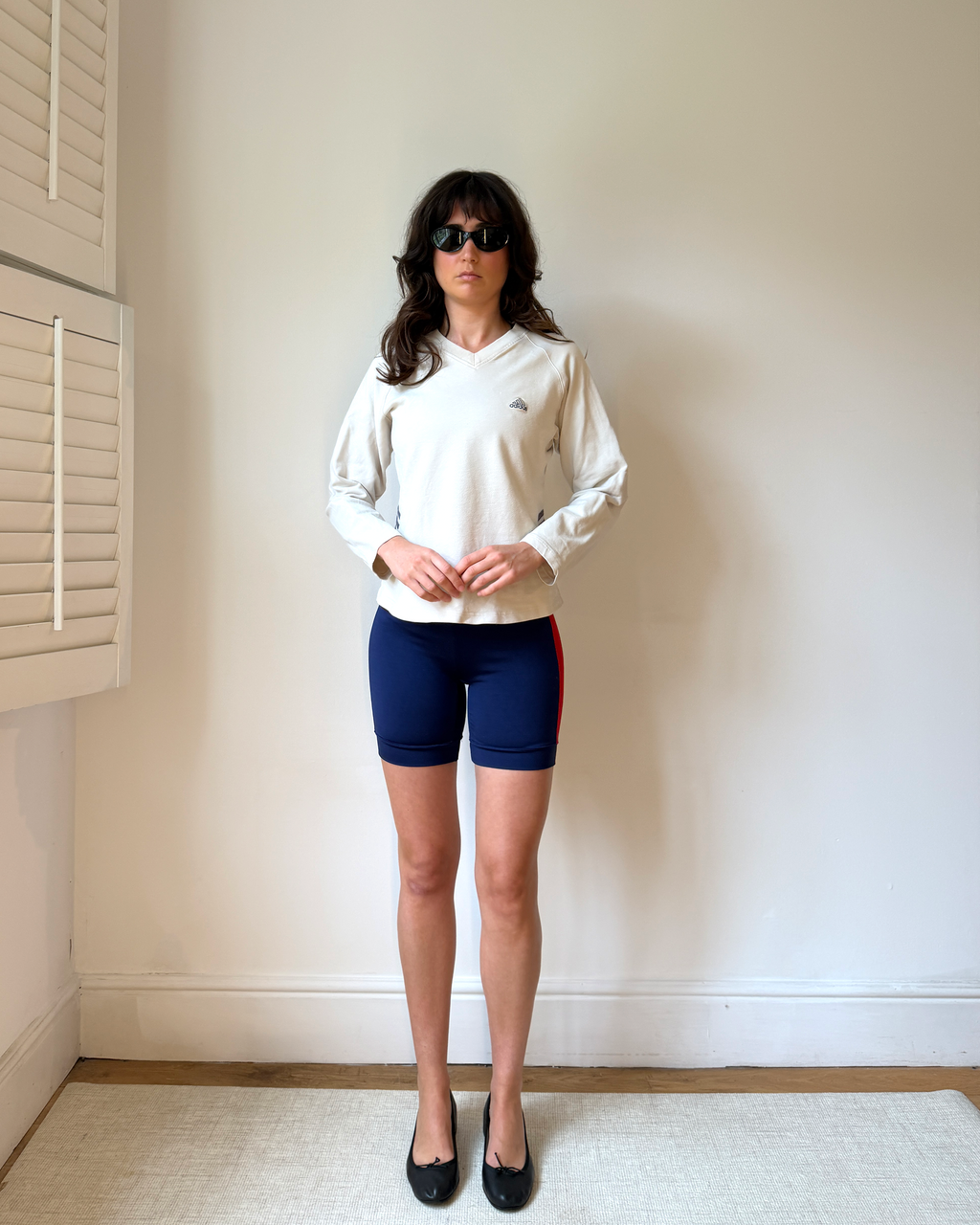 Adidas V Neck Lightweight Sweatshirt