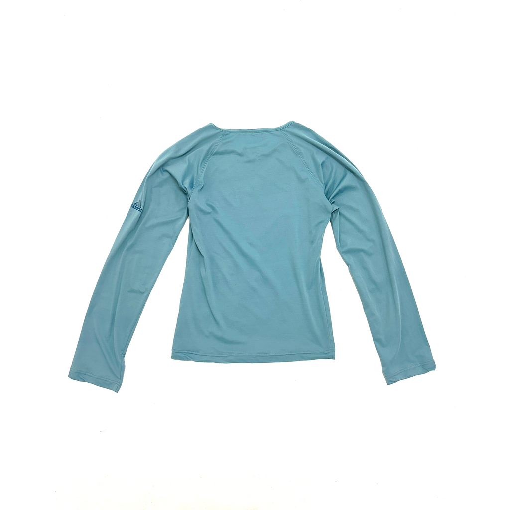 Blue Adidas Long Sleeve Top
