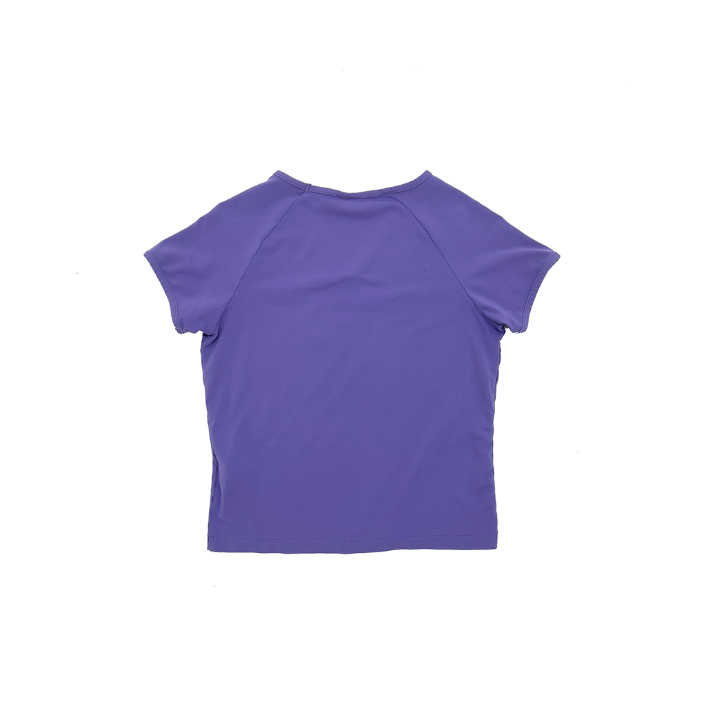 Purple Nike V Neck Tee
