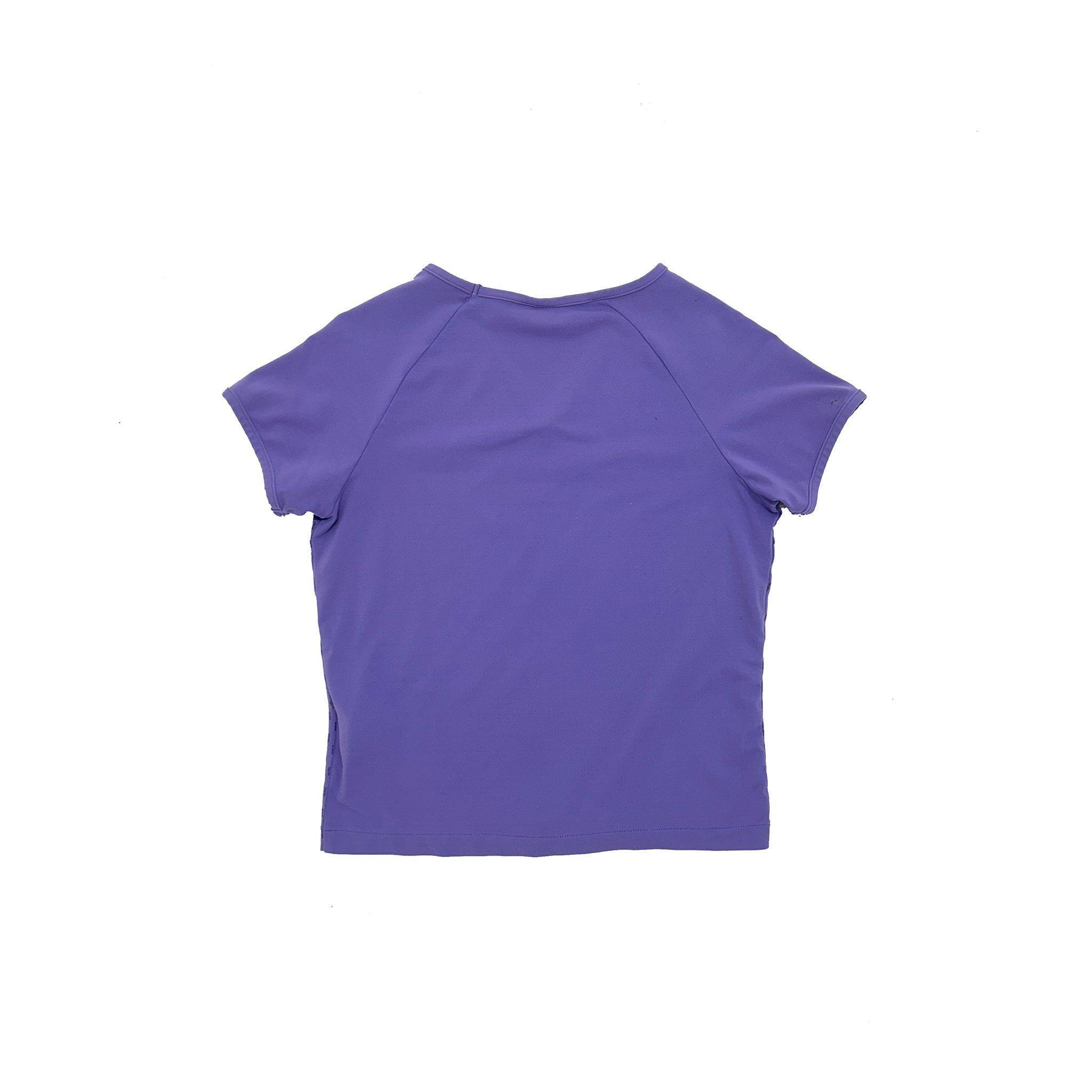 Purple Nike V Neck Tee