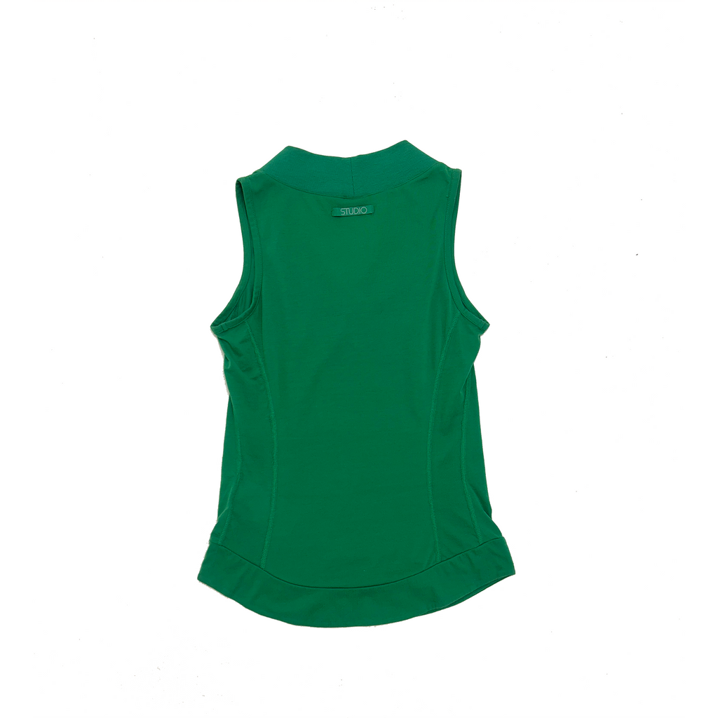 Nike Green V Neck Tank Top