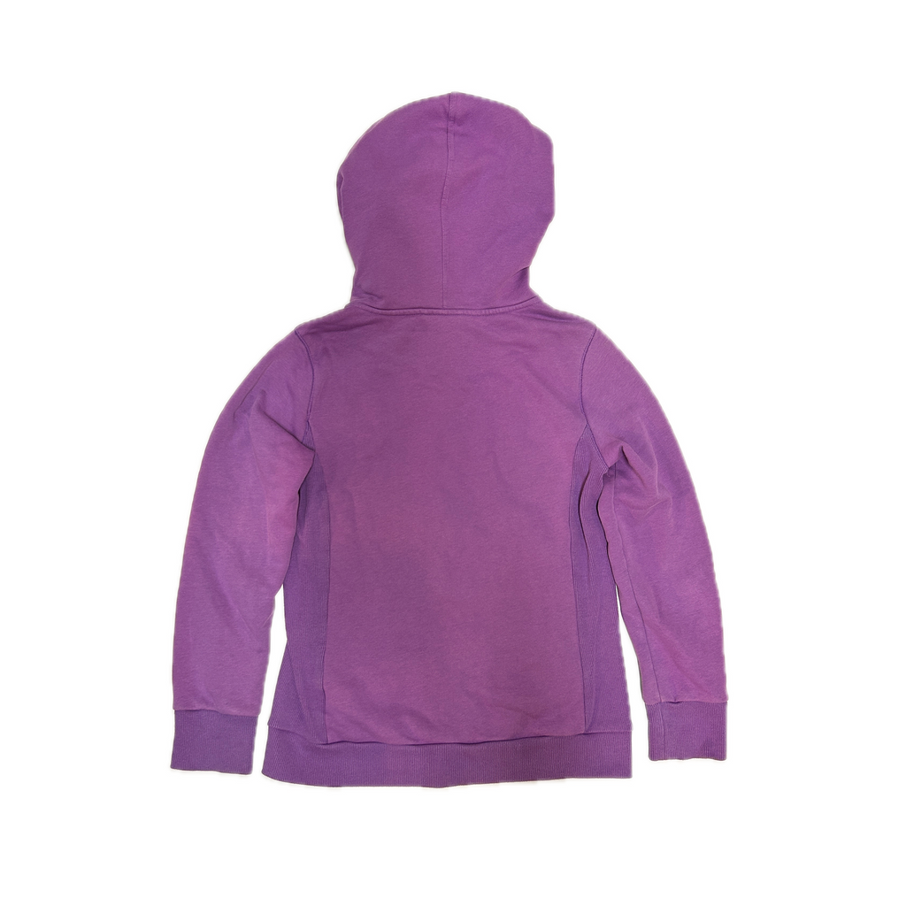 Adidas purple button-up hoodie