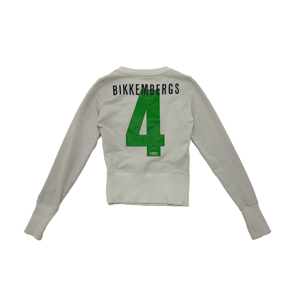 Dirk Bikkembergs Umbro white sweatshirt