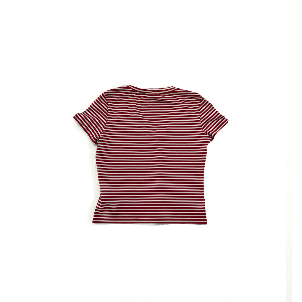 Nike V neck Stripe Top