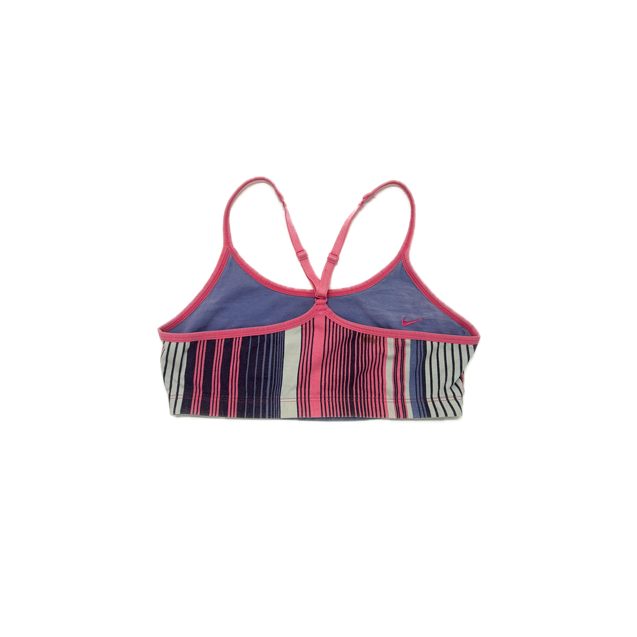 Nike striped reversible sports bra
