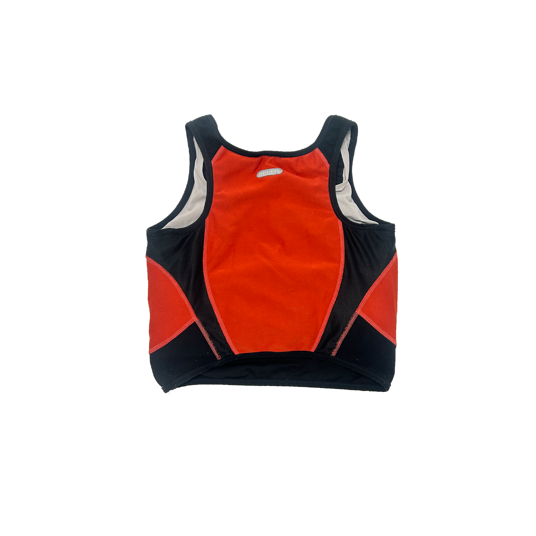 Nike orange long line sports bra
