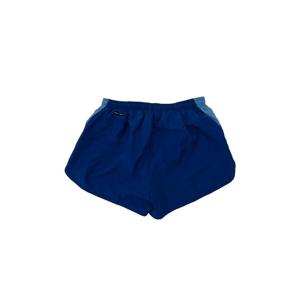 Nike blue panel tennis shorts