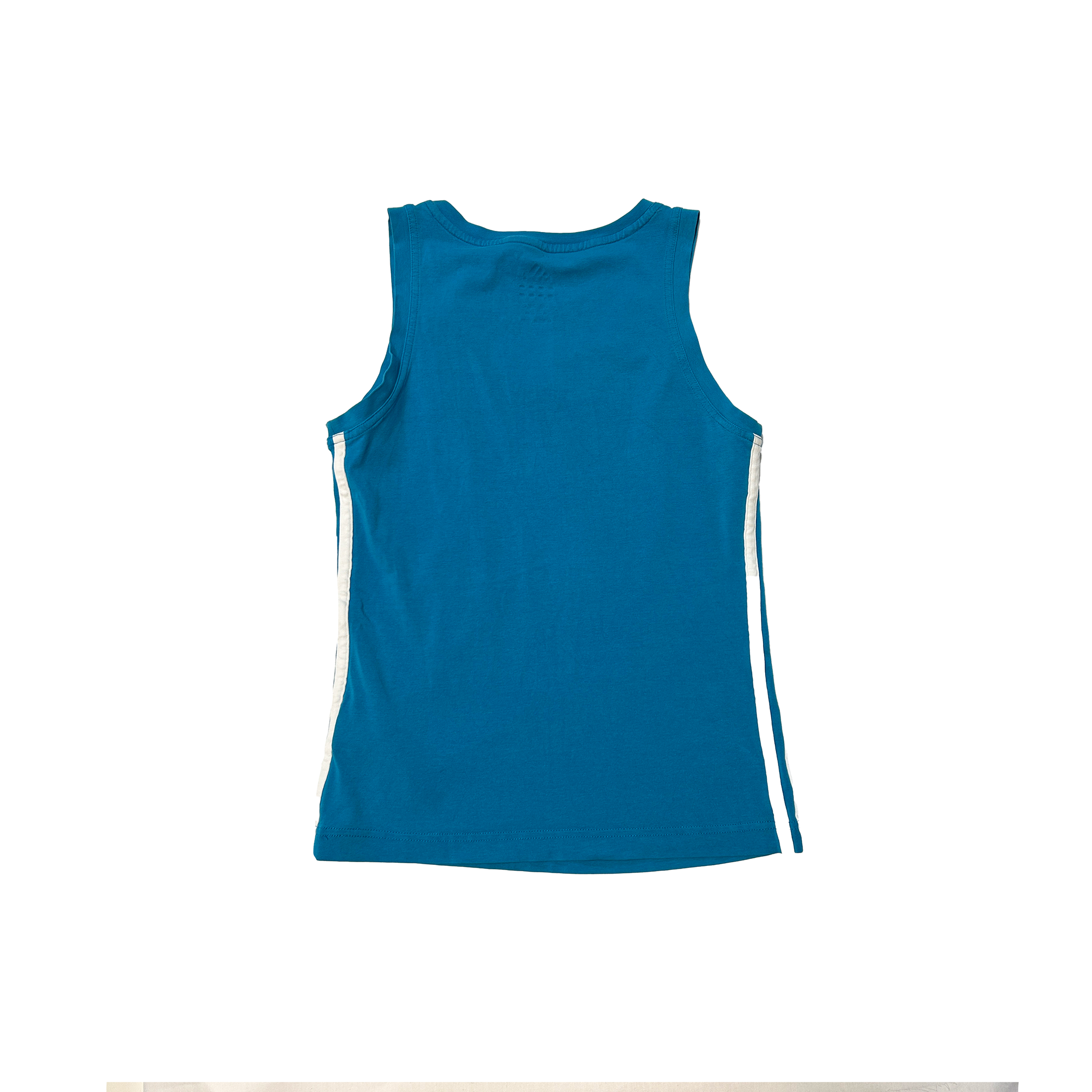 Adidas blue v-neck tank top