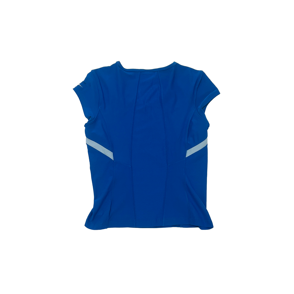 Nike blue v-neck top