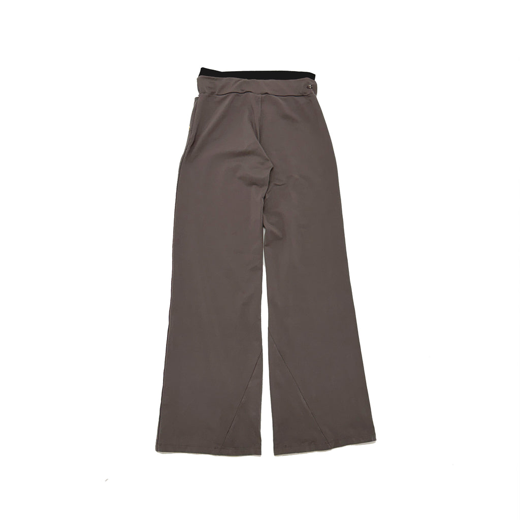 Adidas Taupe relaxed yoga pants