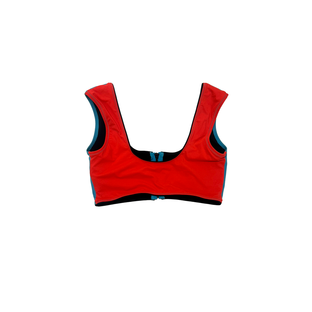 Nike two-tone swim sports bra