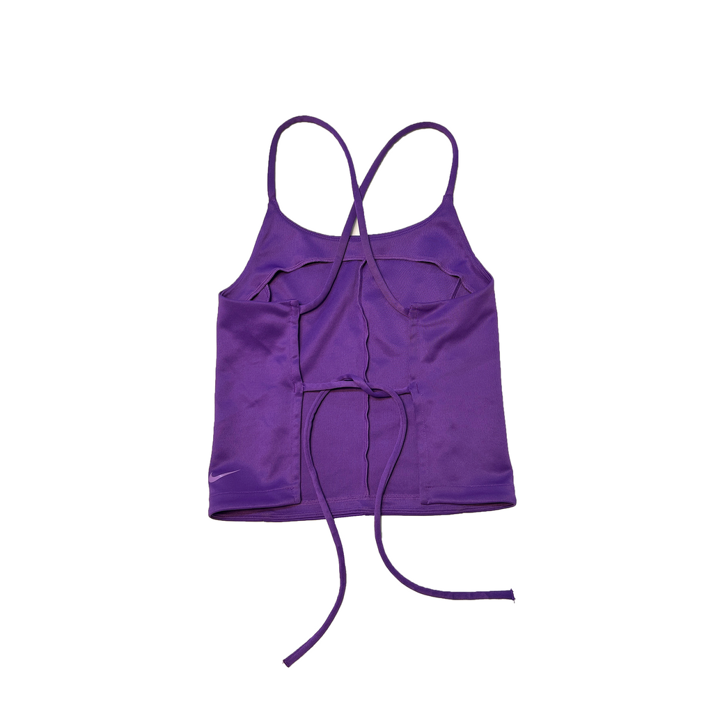 Purple Nike Tie Back Top