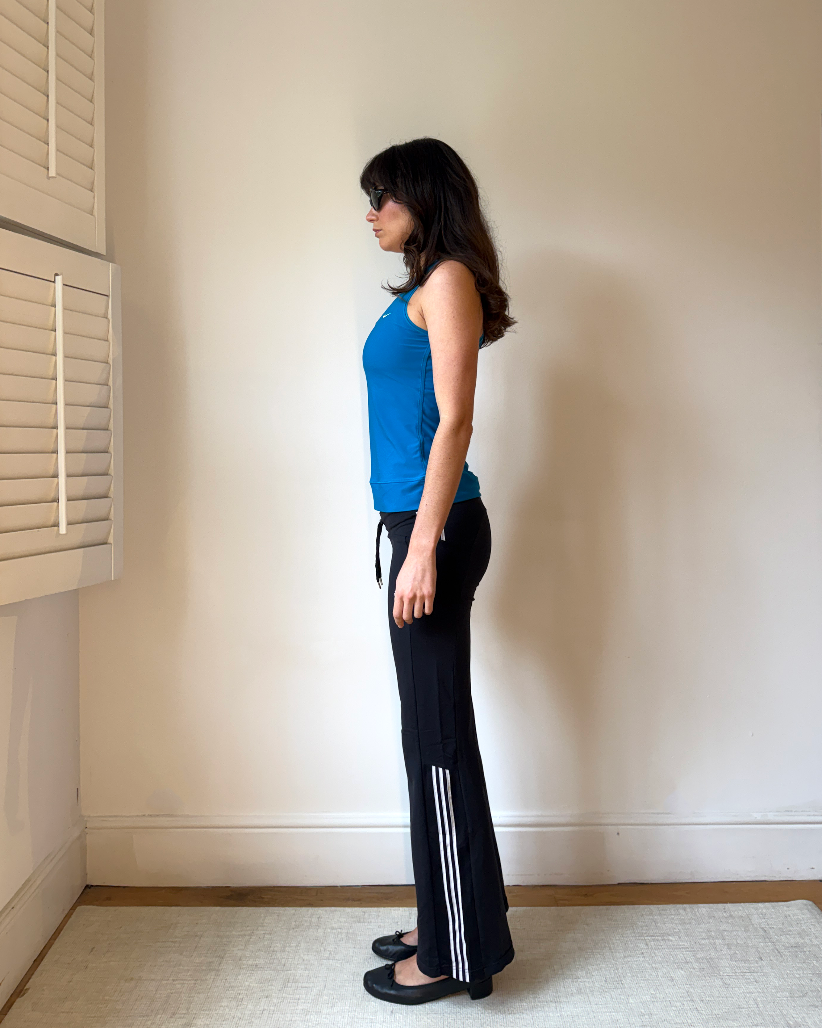 Adidas Black Low Rise Yoga Pants