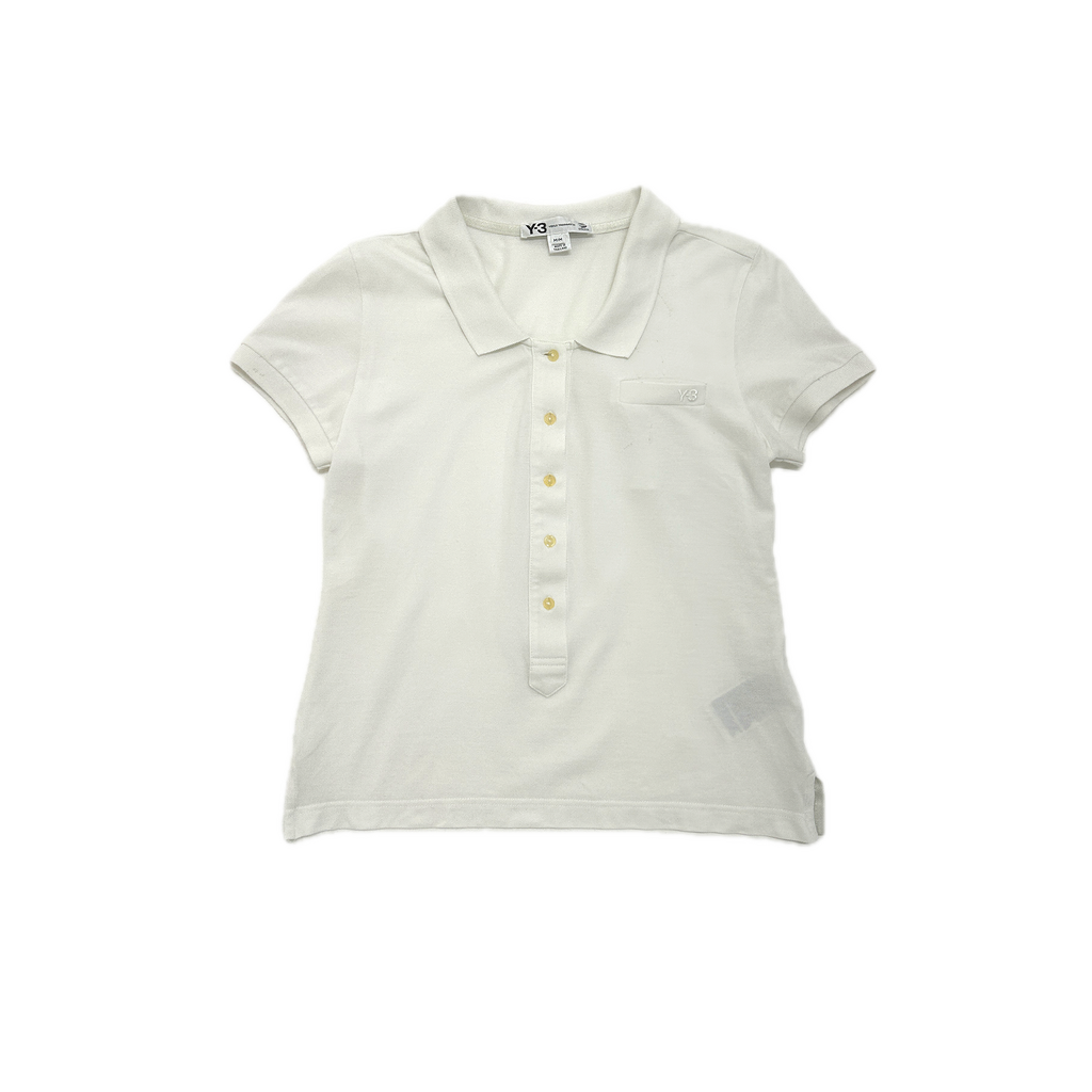 Adidas Y-3 White Polo Shirt