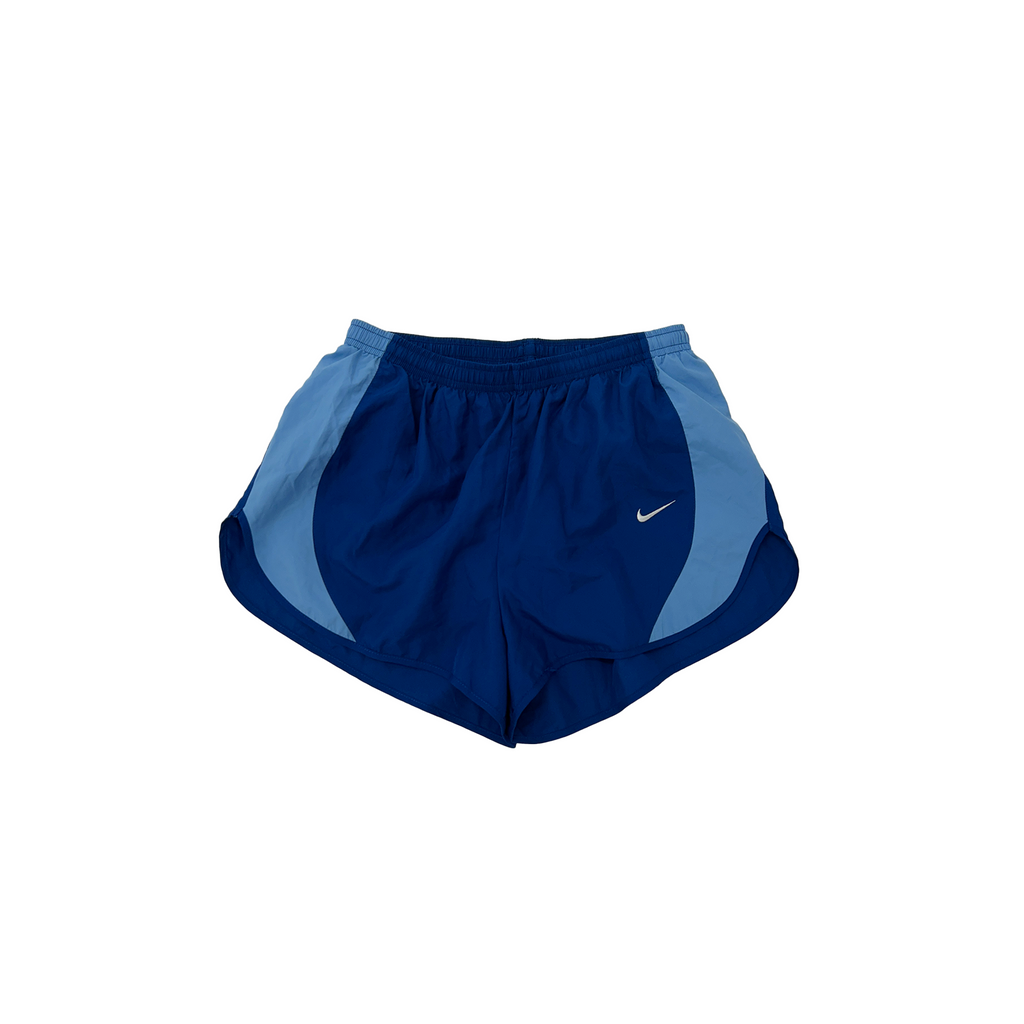 Nike blue panel tennis shorts
