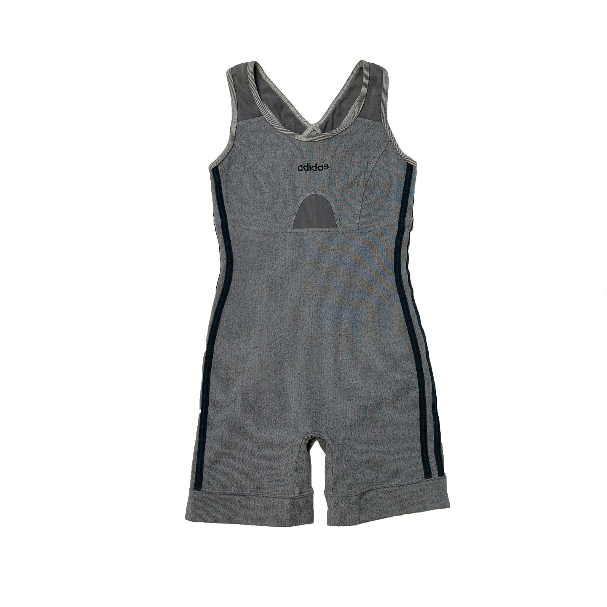 Adidas 1990s Grey Marl Romper