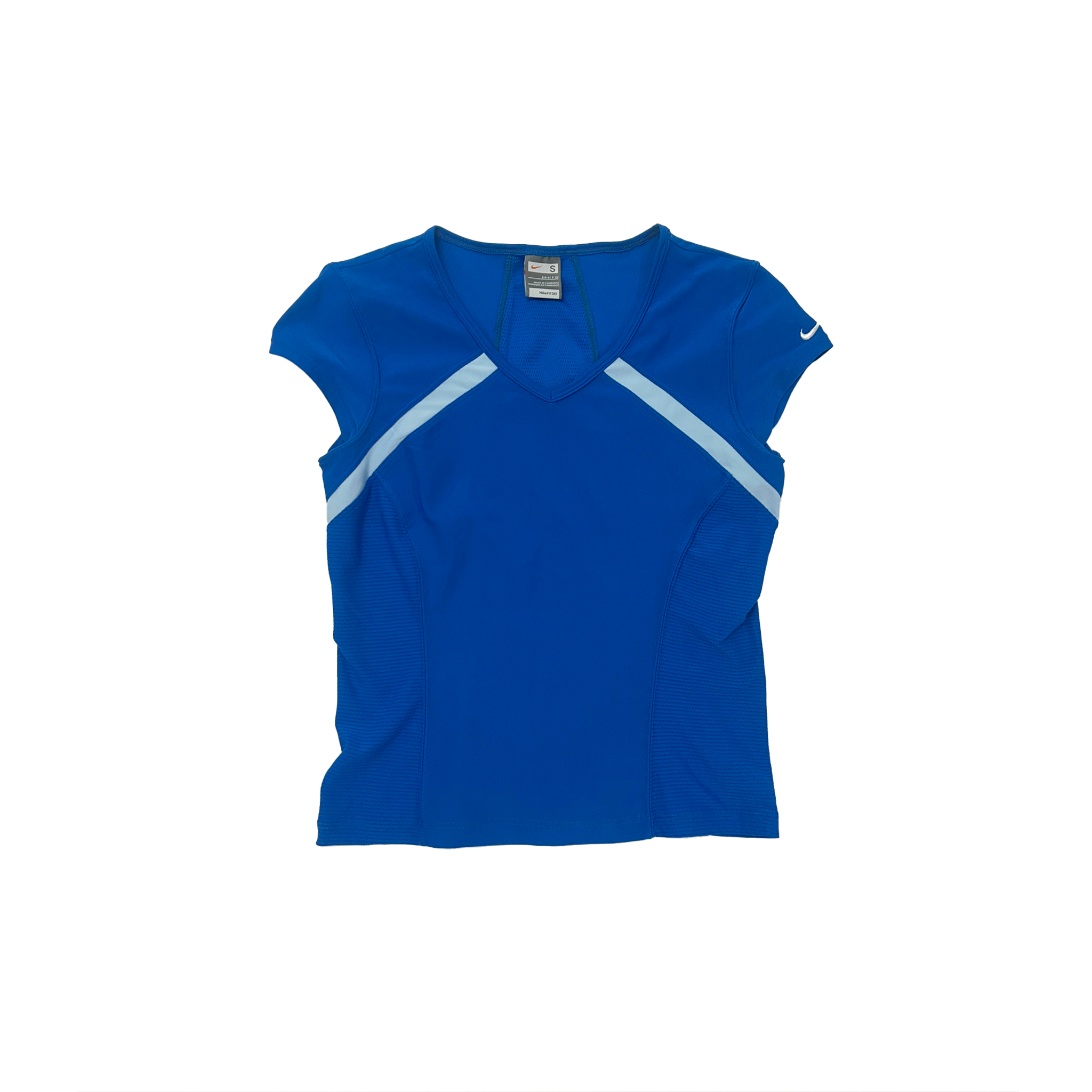 Nike blue v-neck top