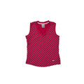 Nike Pink Stripe V Neck Tank