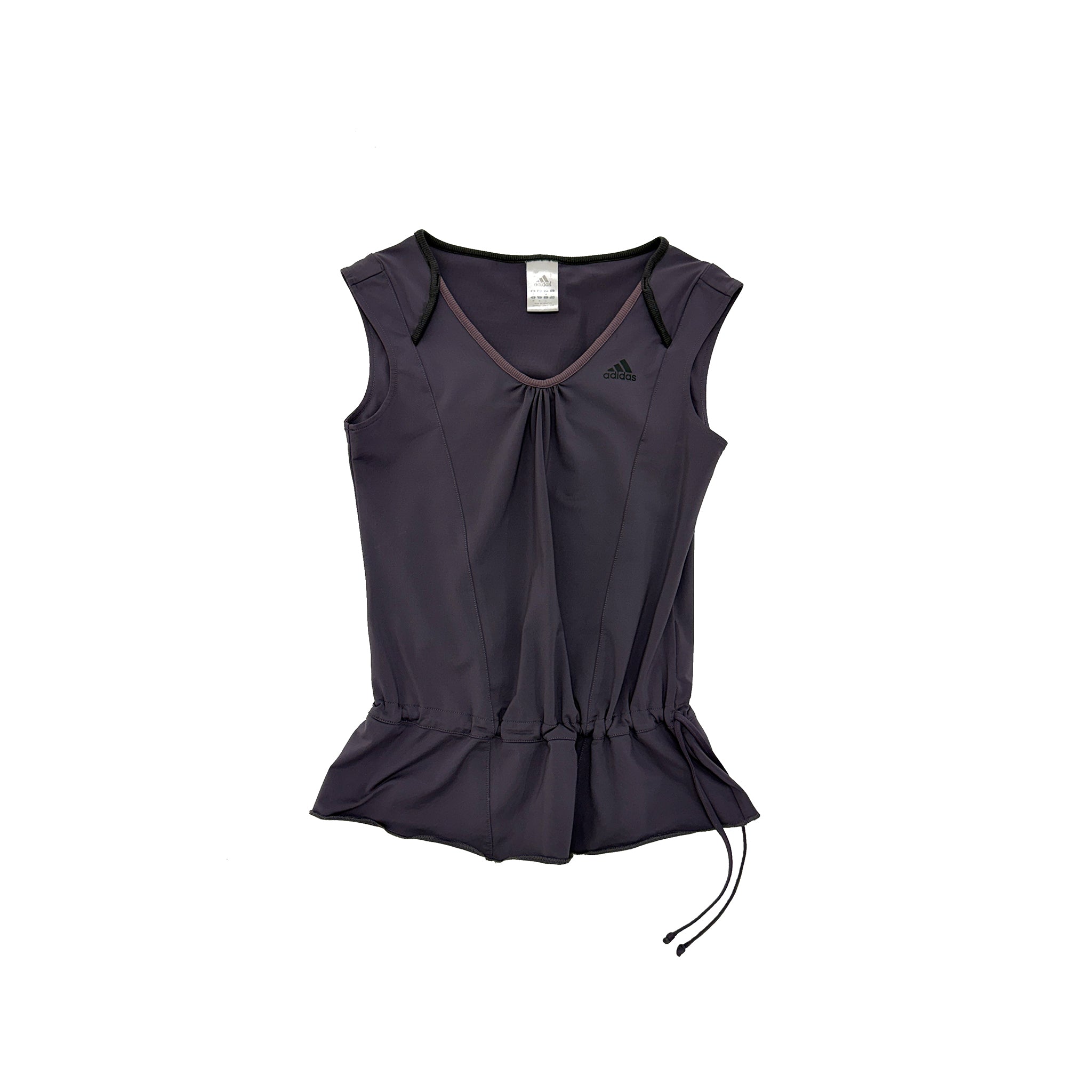 Adidas purple peplum top