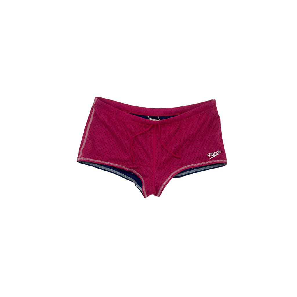 Speedo reversible mesh mini shorts