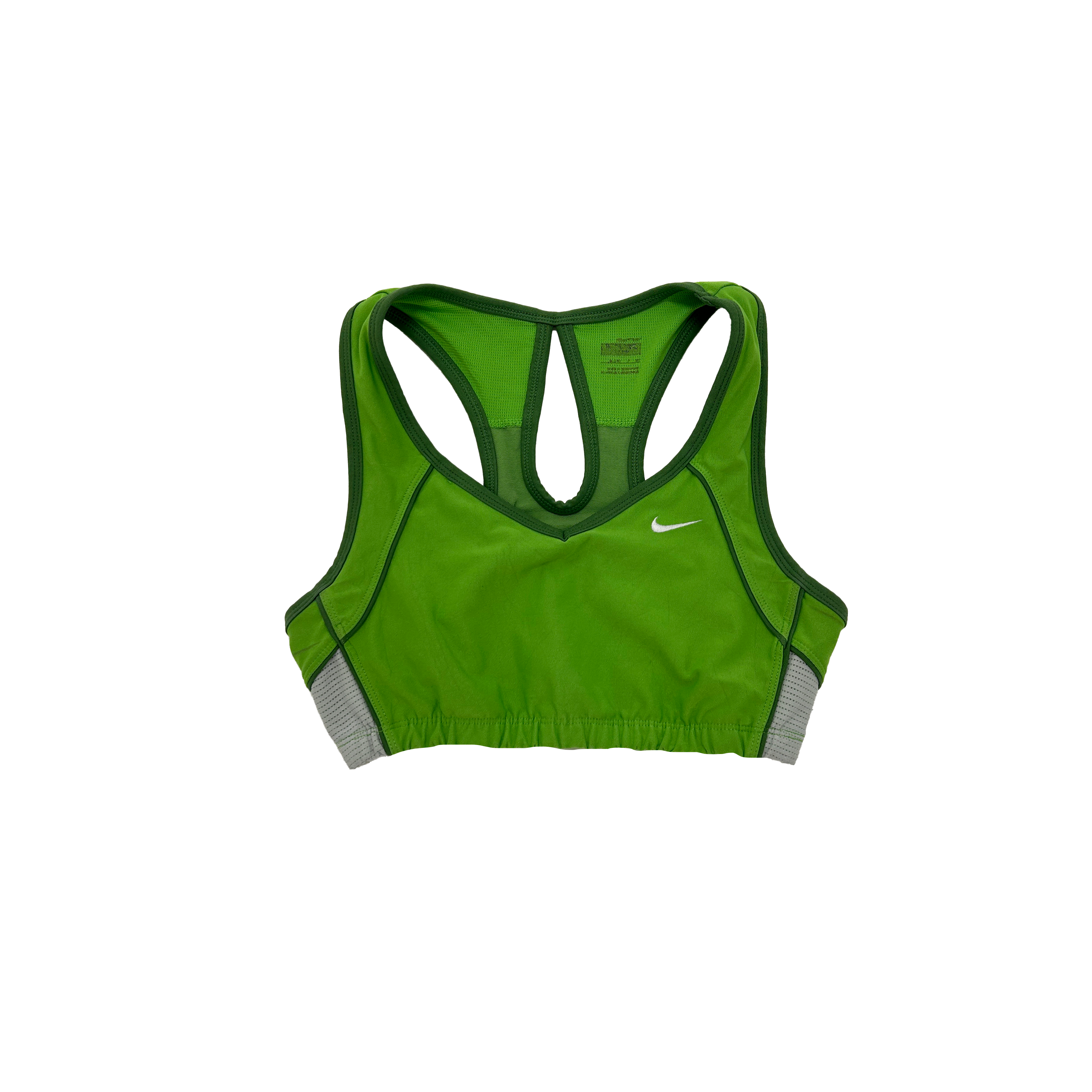 Nike Green Cotton Sports Bra