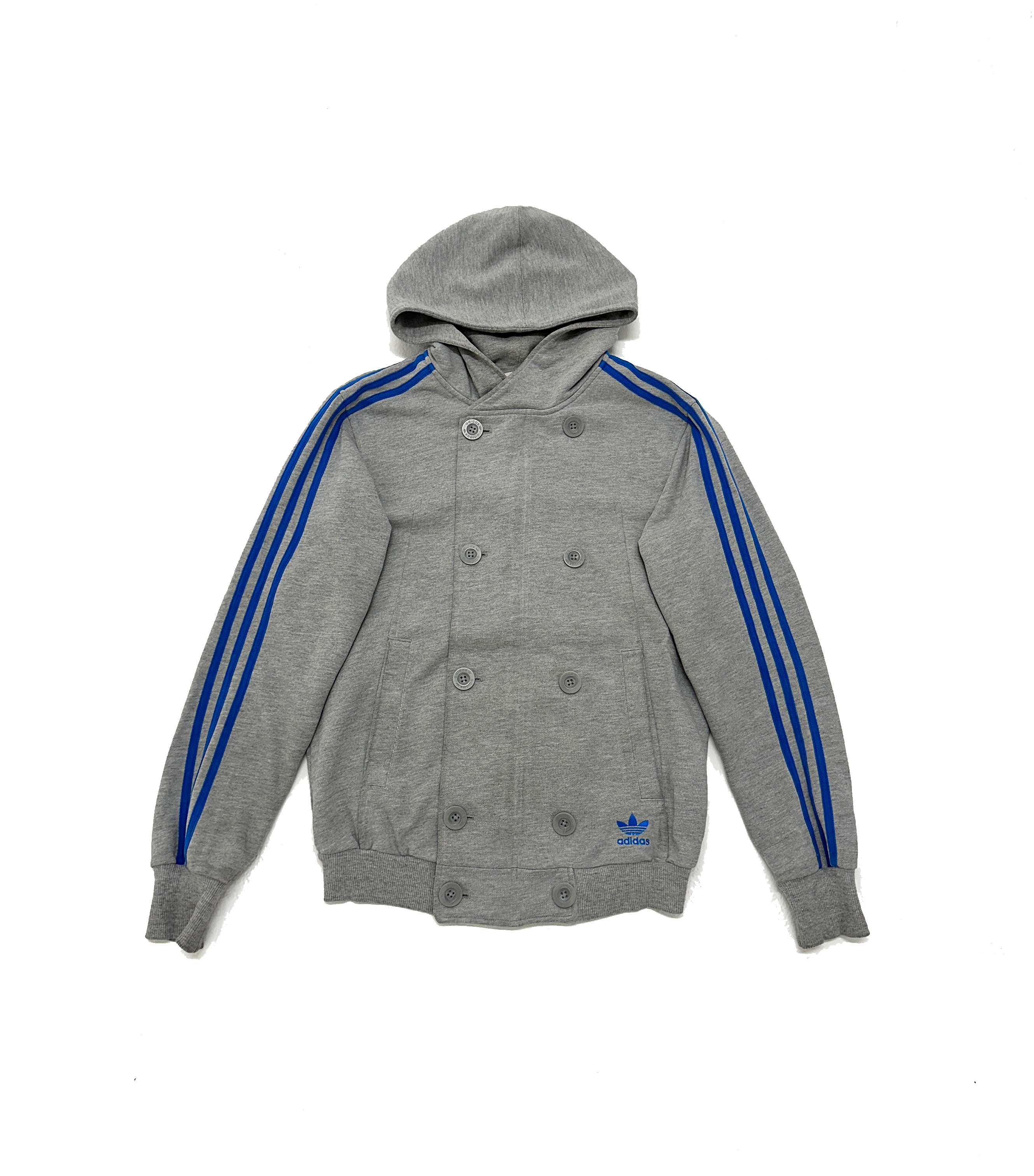 Adidas Double Breasted Peacoat Hoodie