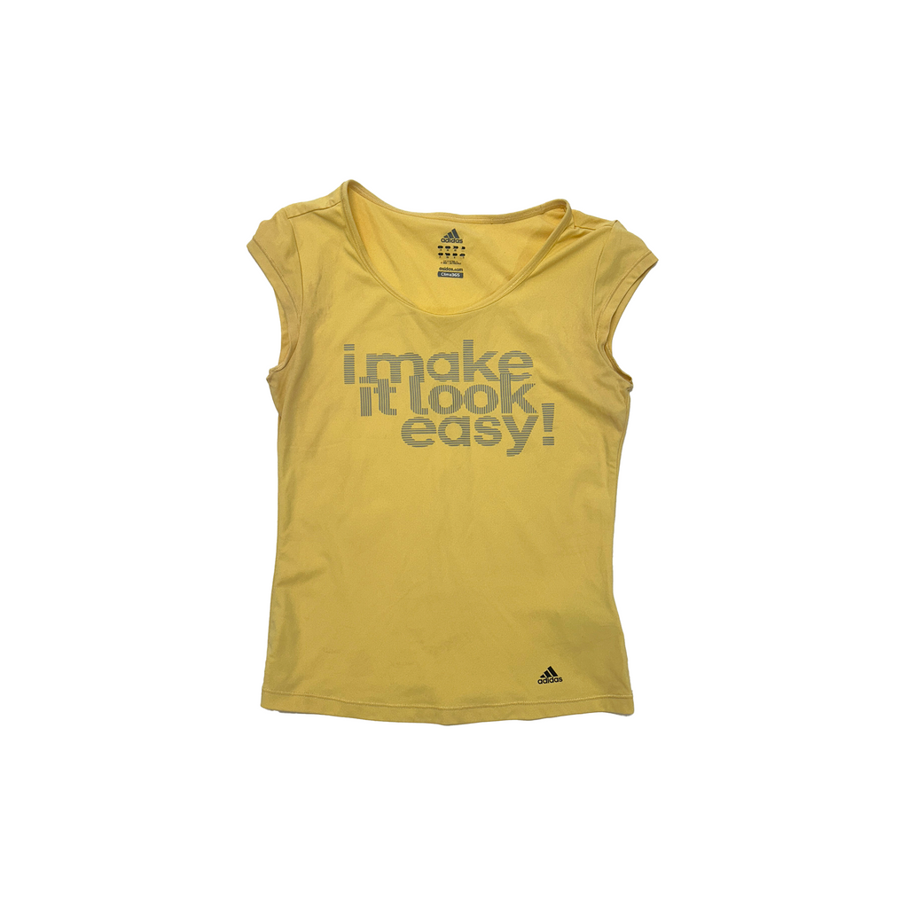 Adidas easy slogan tee