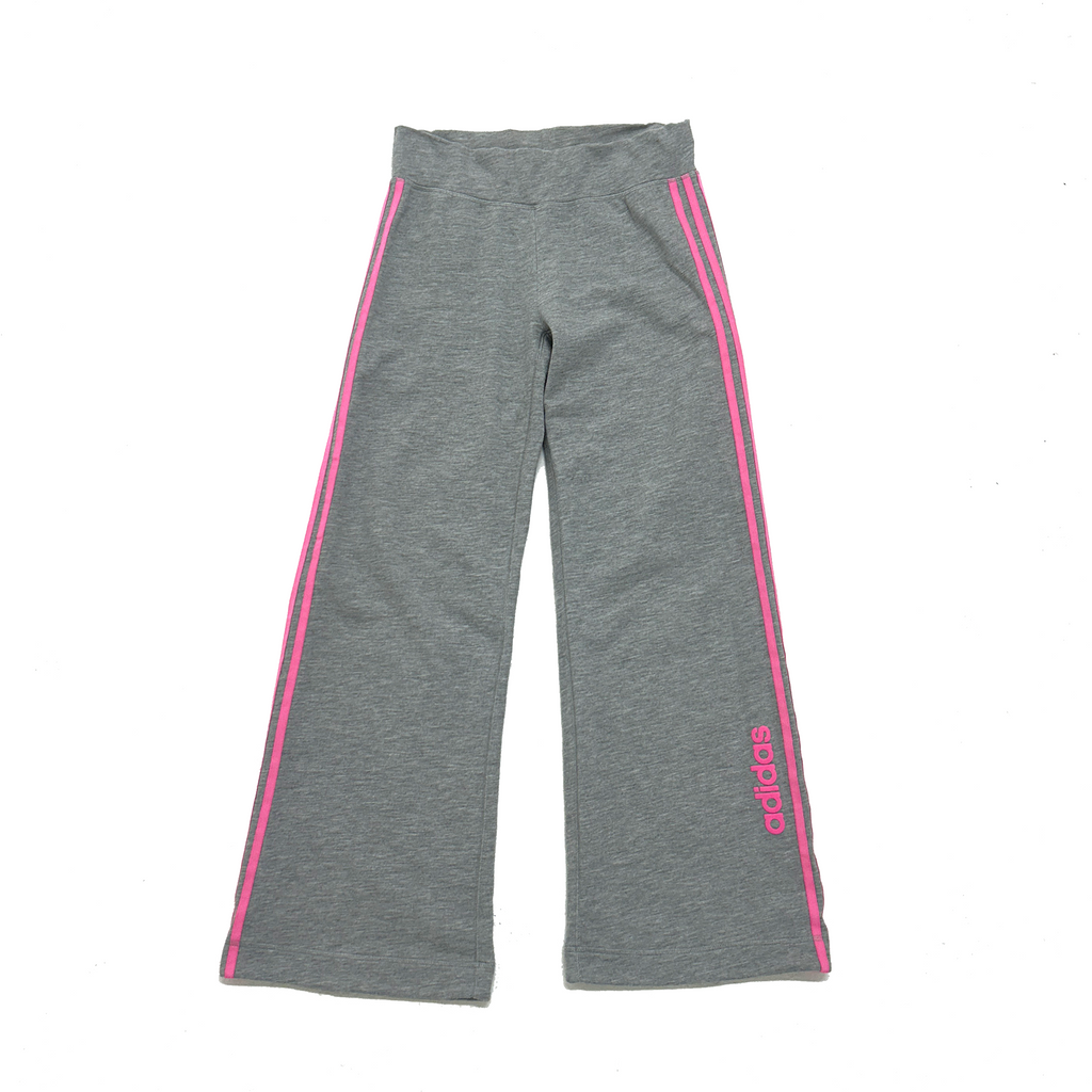 Adidas Grey Marl Neon Pink Joggers