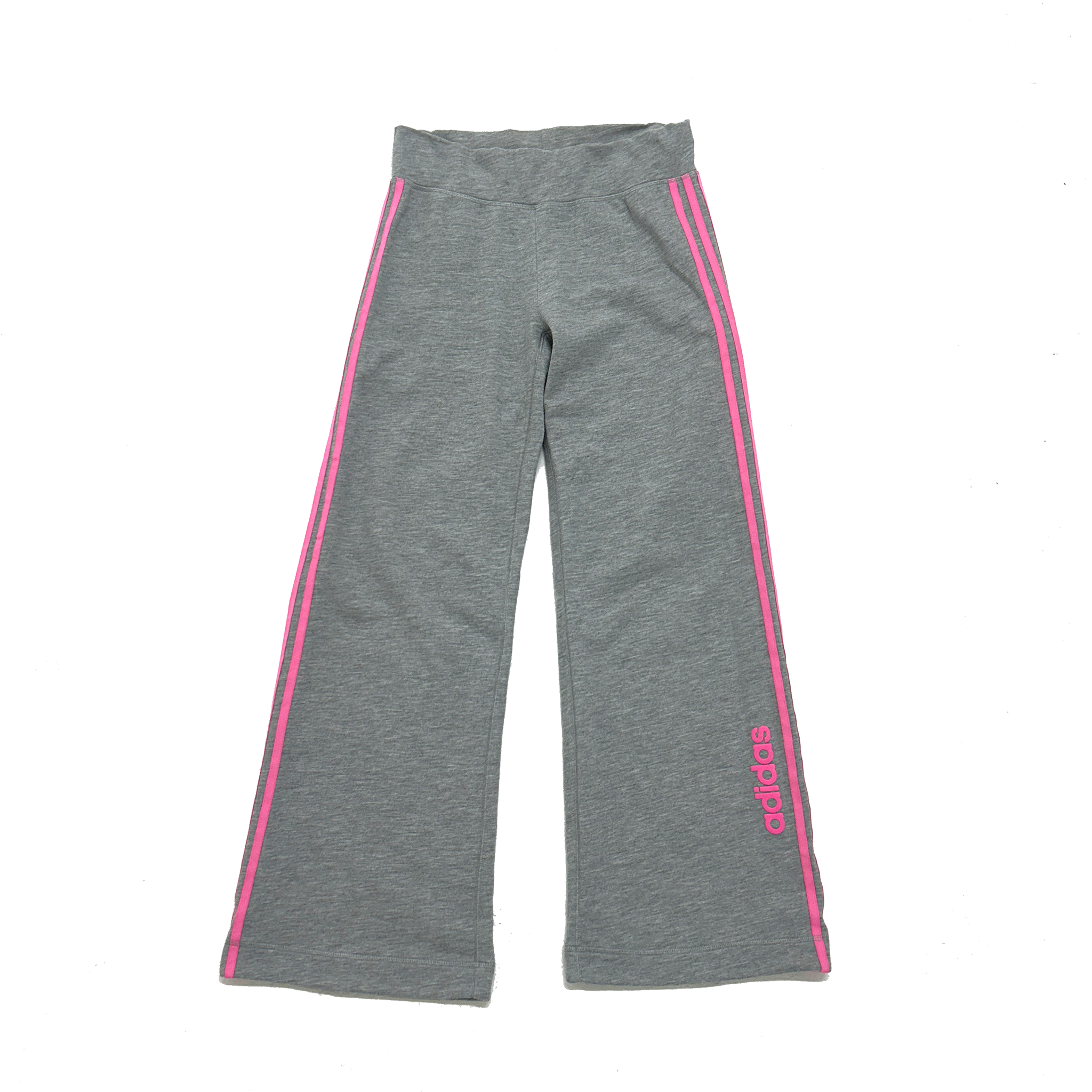 Adidas Grey Marl Neon Pink Joggers