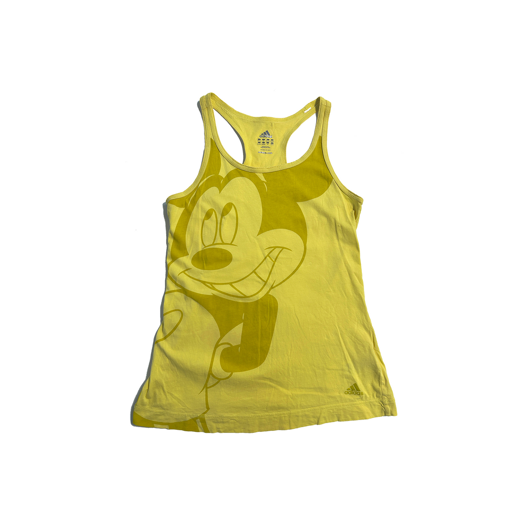 Adidas x Disney Yellow Racer Tank Top