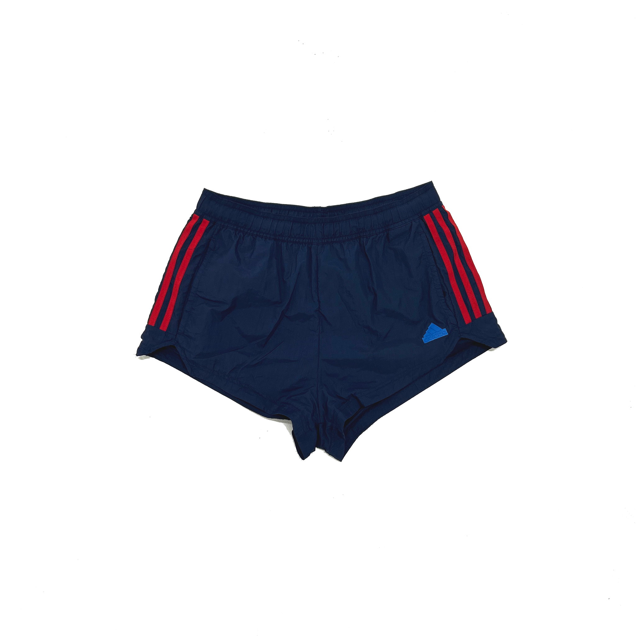 Adidas Navy Nylon Running Shorts