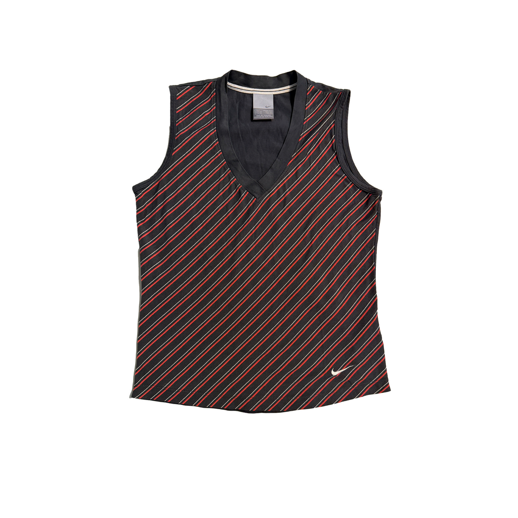 Nike V-Neck Stripe Tank Top