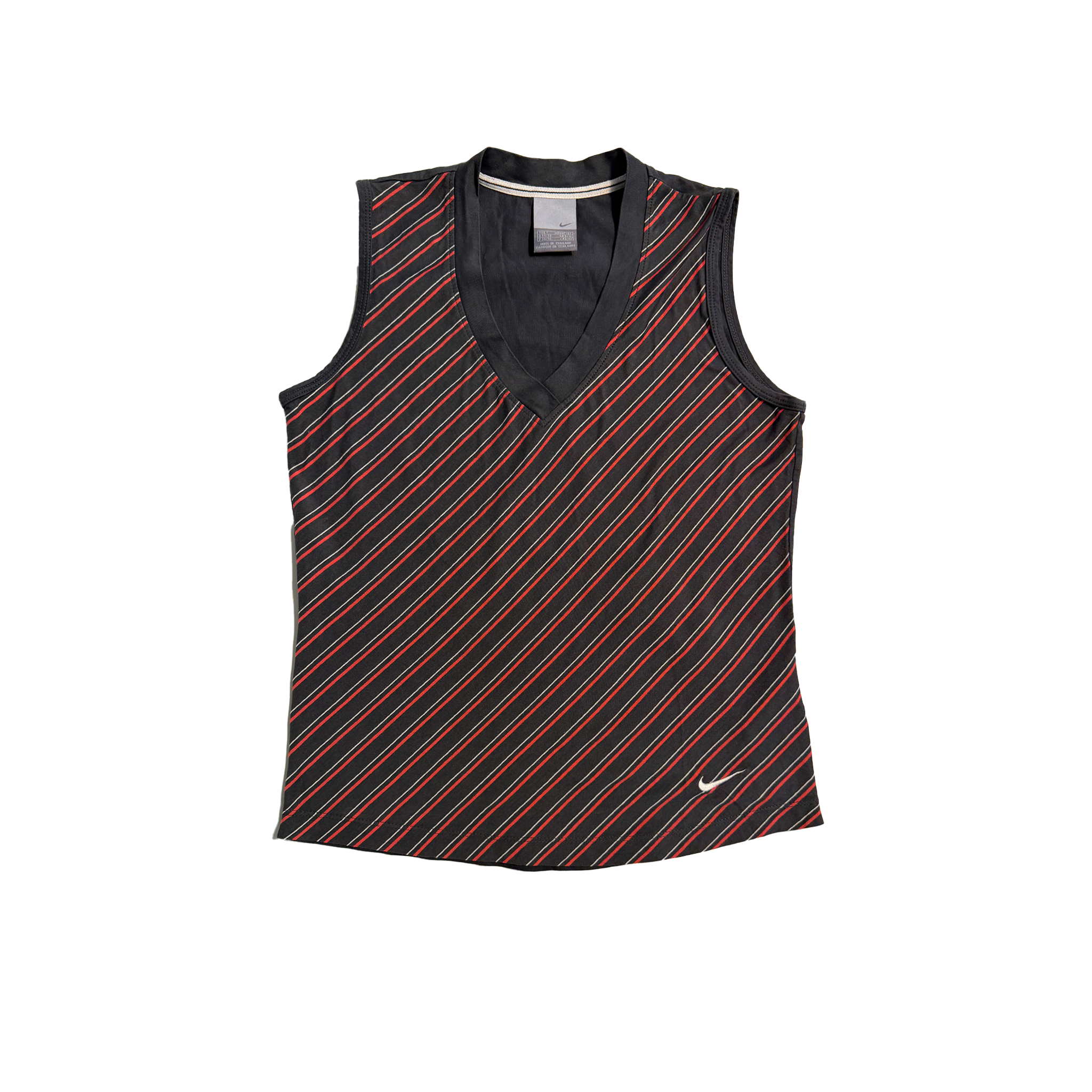 Nike V-Neck Stripe Tank Top