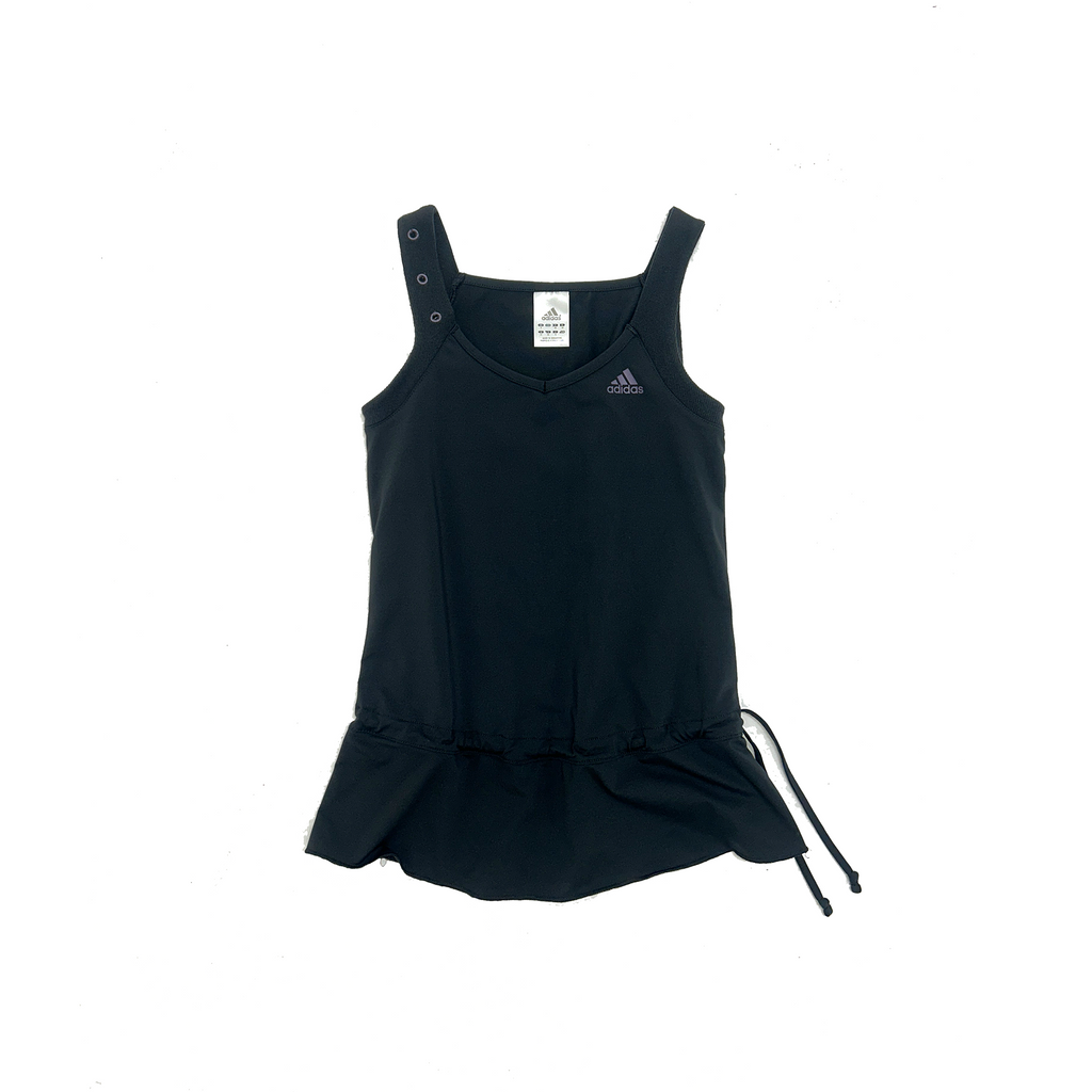 Adidas Black Peplum Tank Top