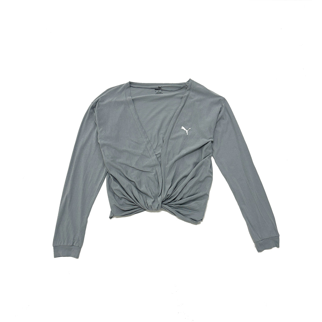 Puma Draped Long Sleeve Top