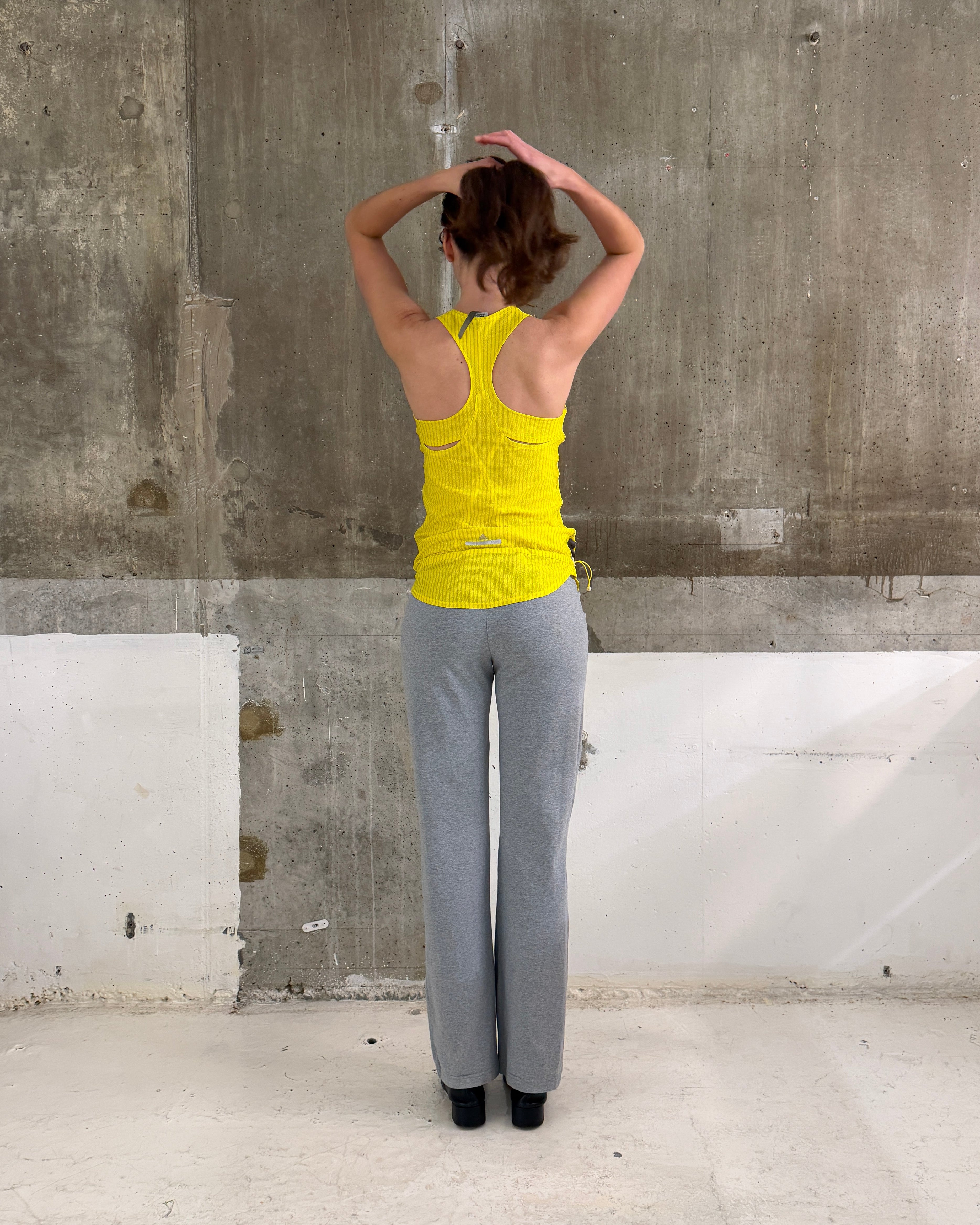 Adidas by Stella McCartney Yellow Racer Tank