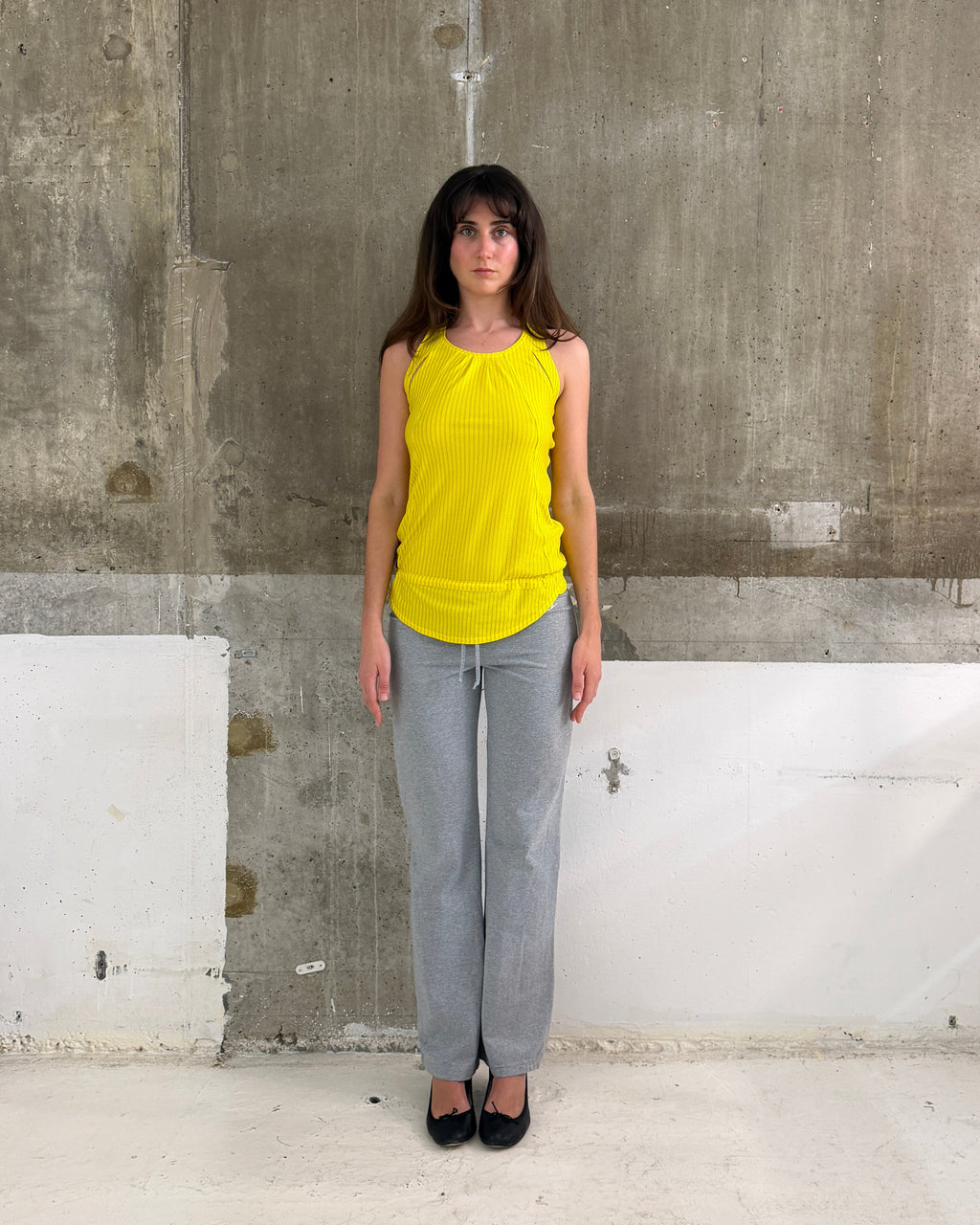 Adidas by Stella McCartney Yellow Racer Tank