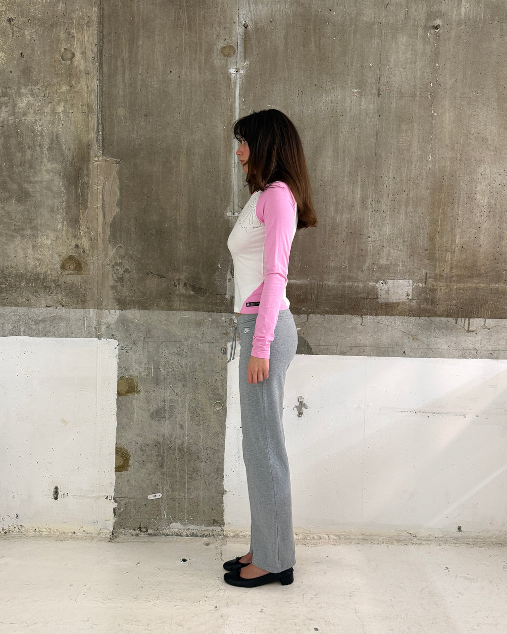 Nike Grey Cotton Yoga Pants