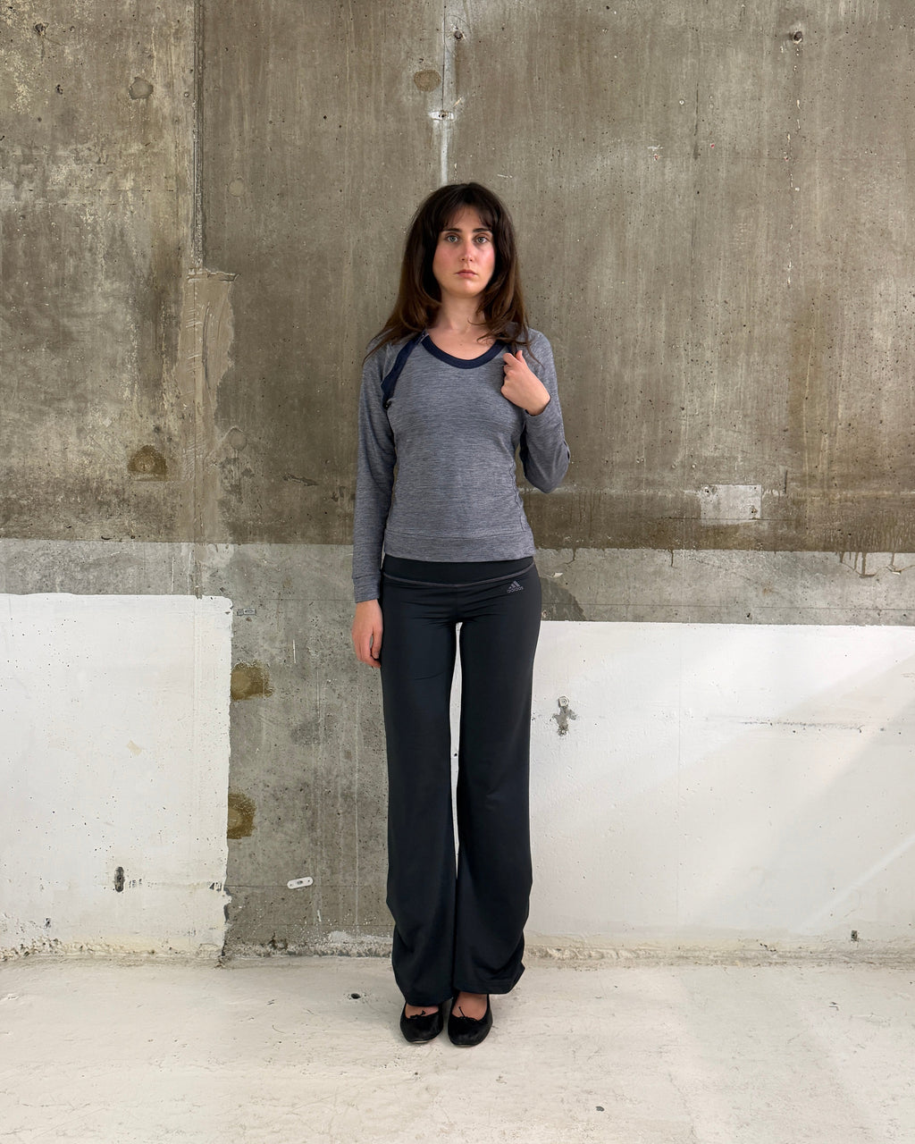 Adidas Ruched Hem Yoga Pants