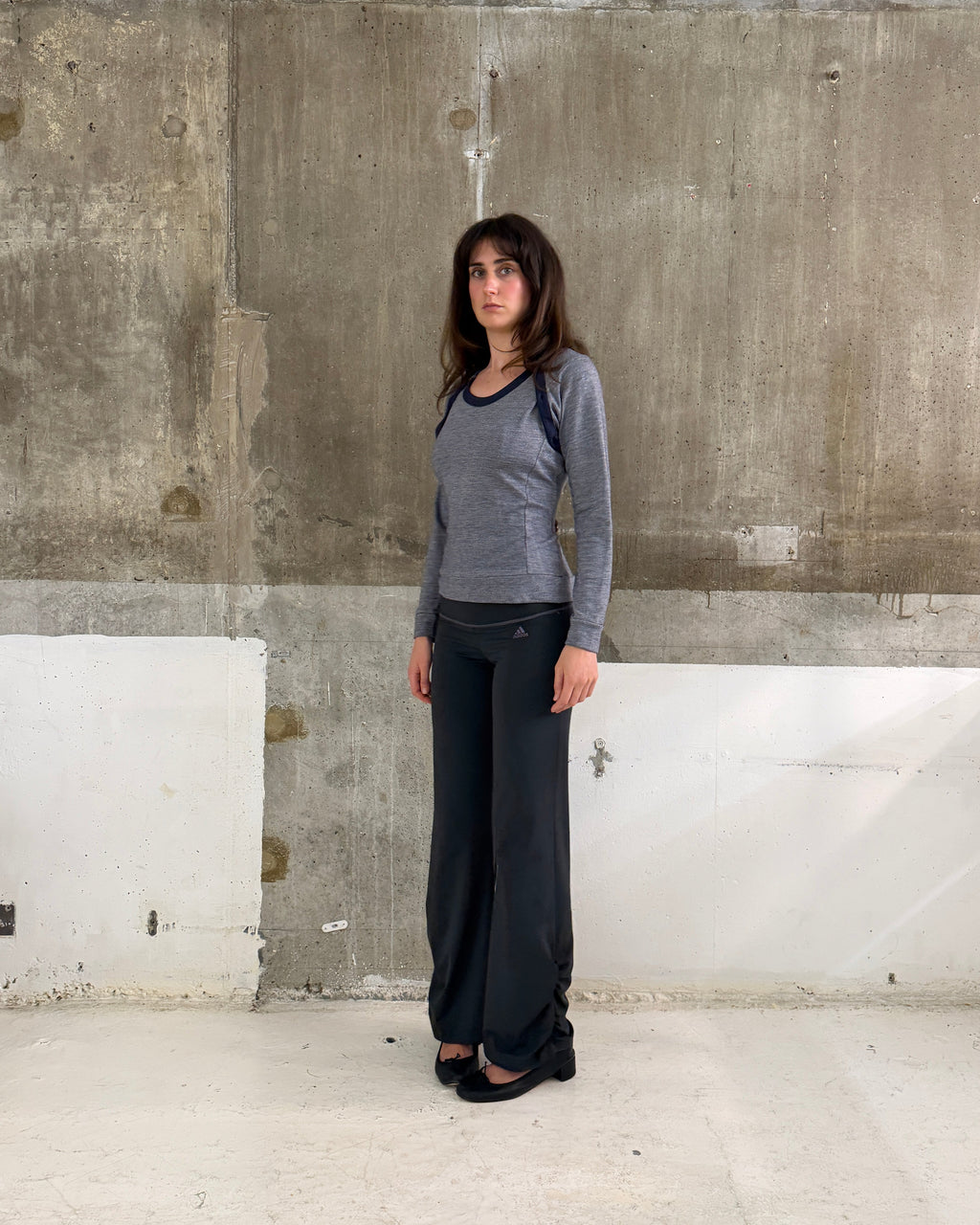 Adidas Ruched Hem Yoga Pants