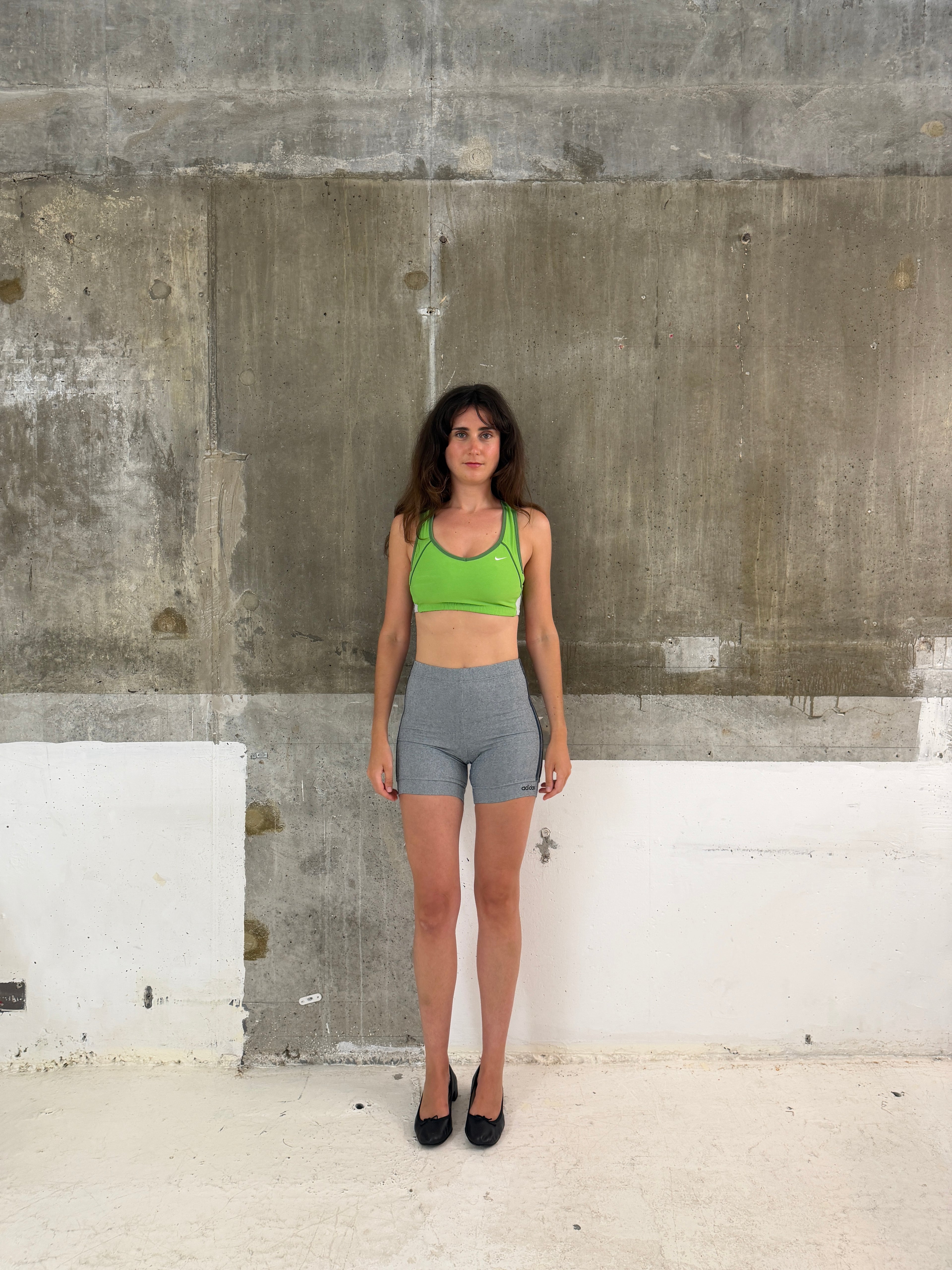 Adidas grey bike shorts