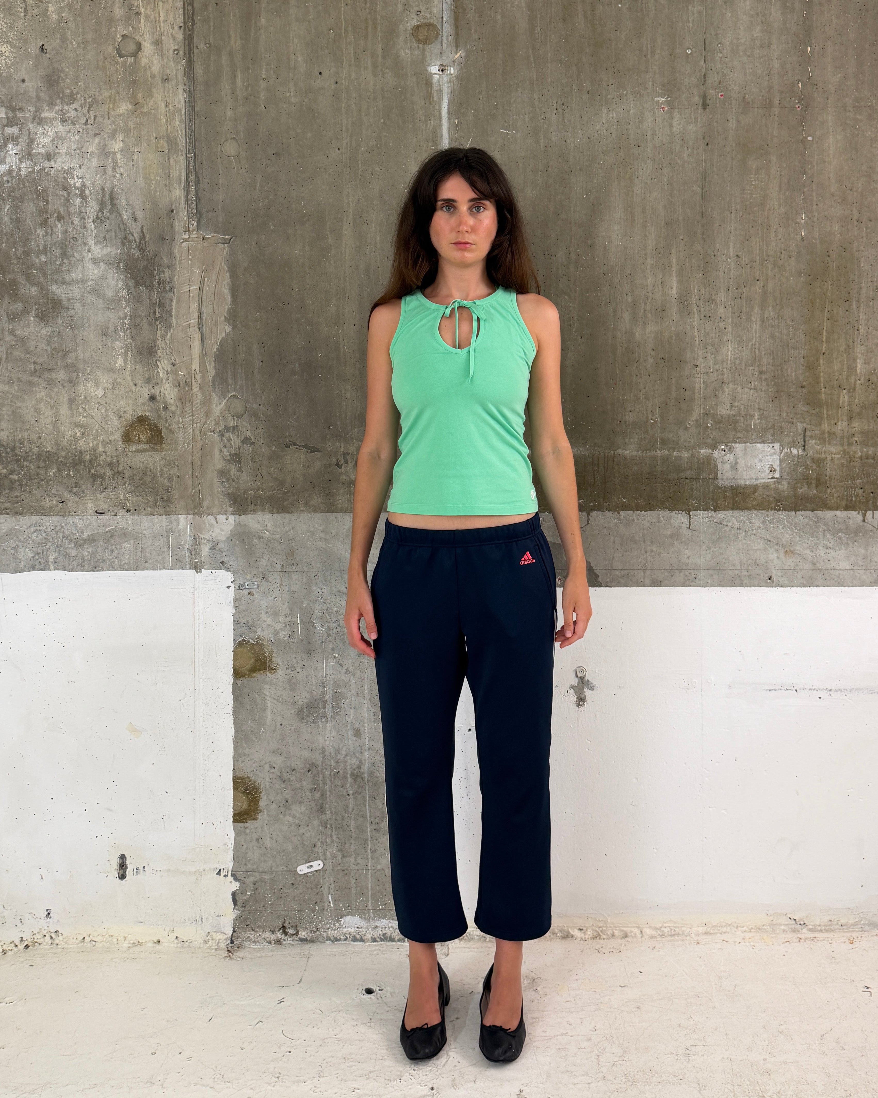 Adidas low rise track pants