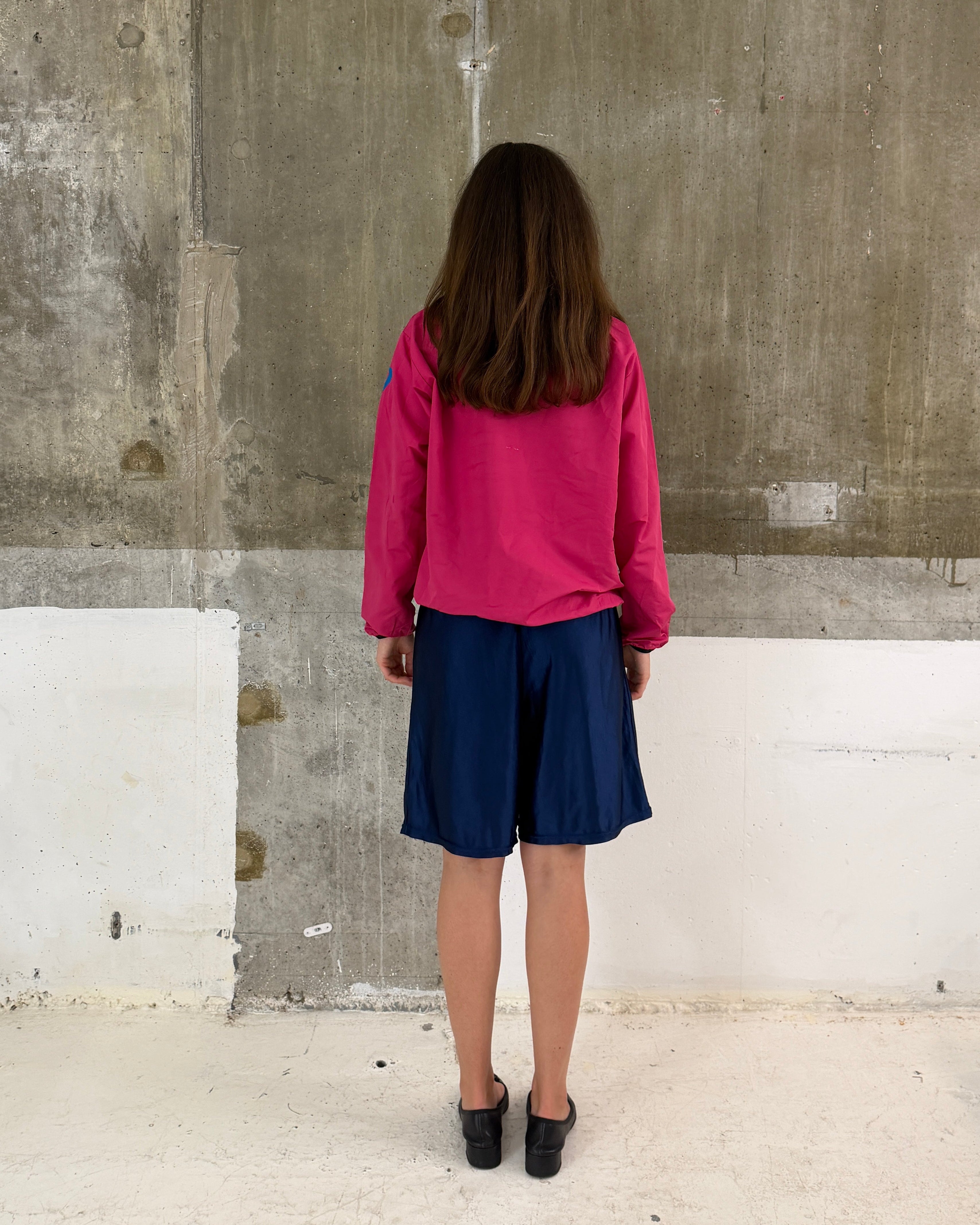 Asics Pink Nylon Pullover