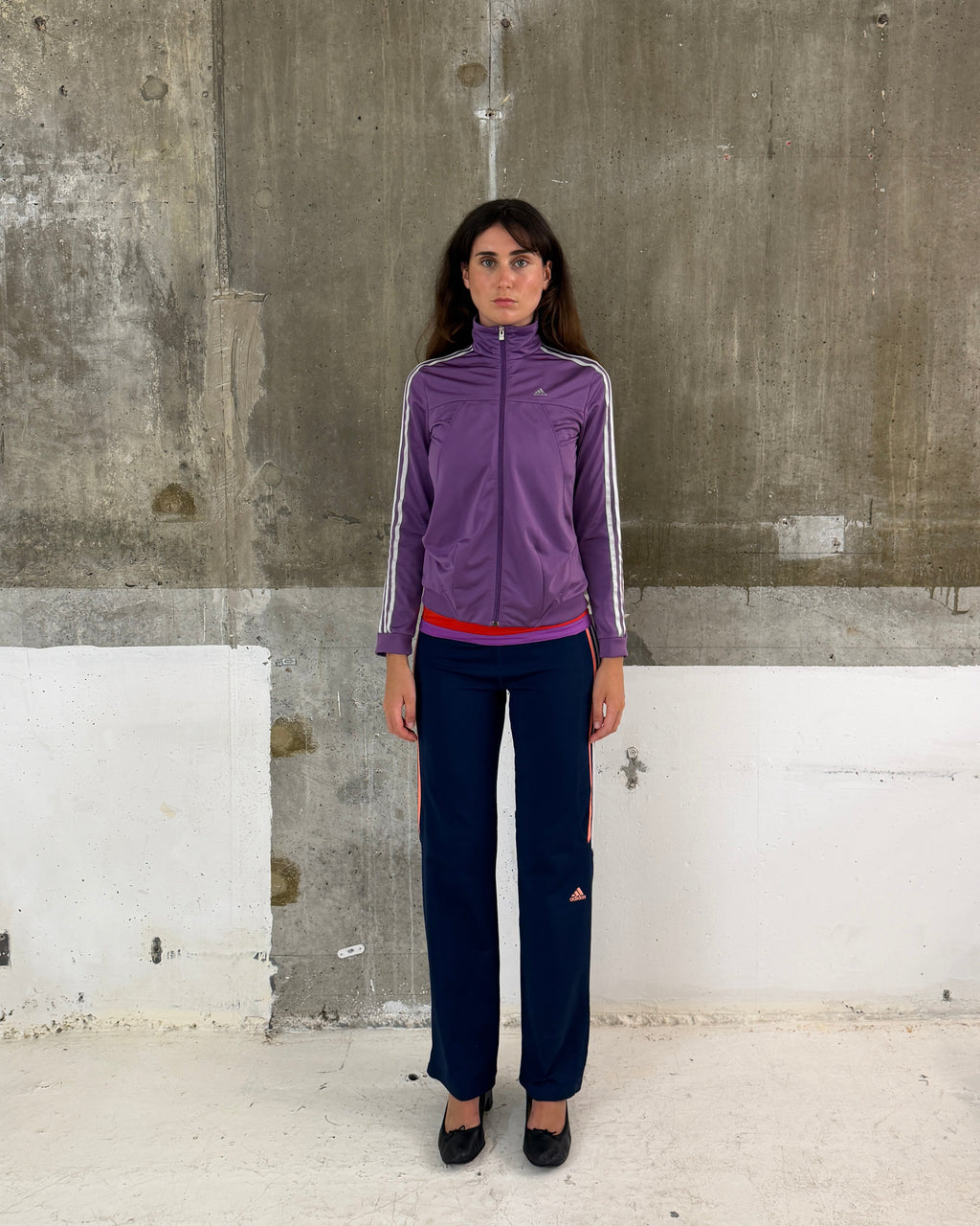 Purple Adidas Track Jacket