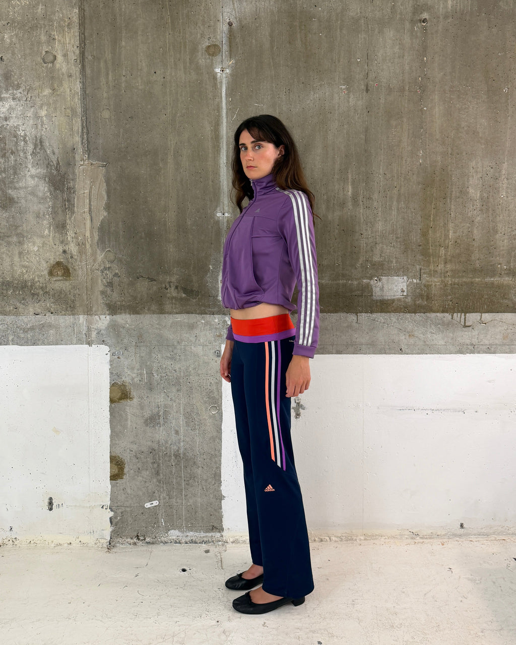 Purple Adidas Track Jacket