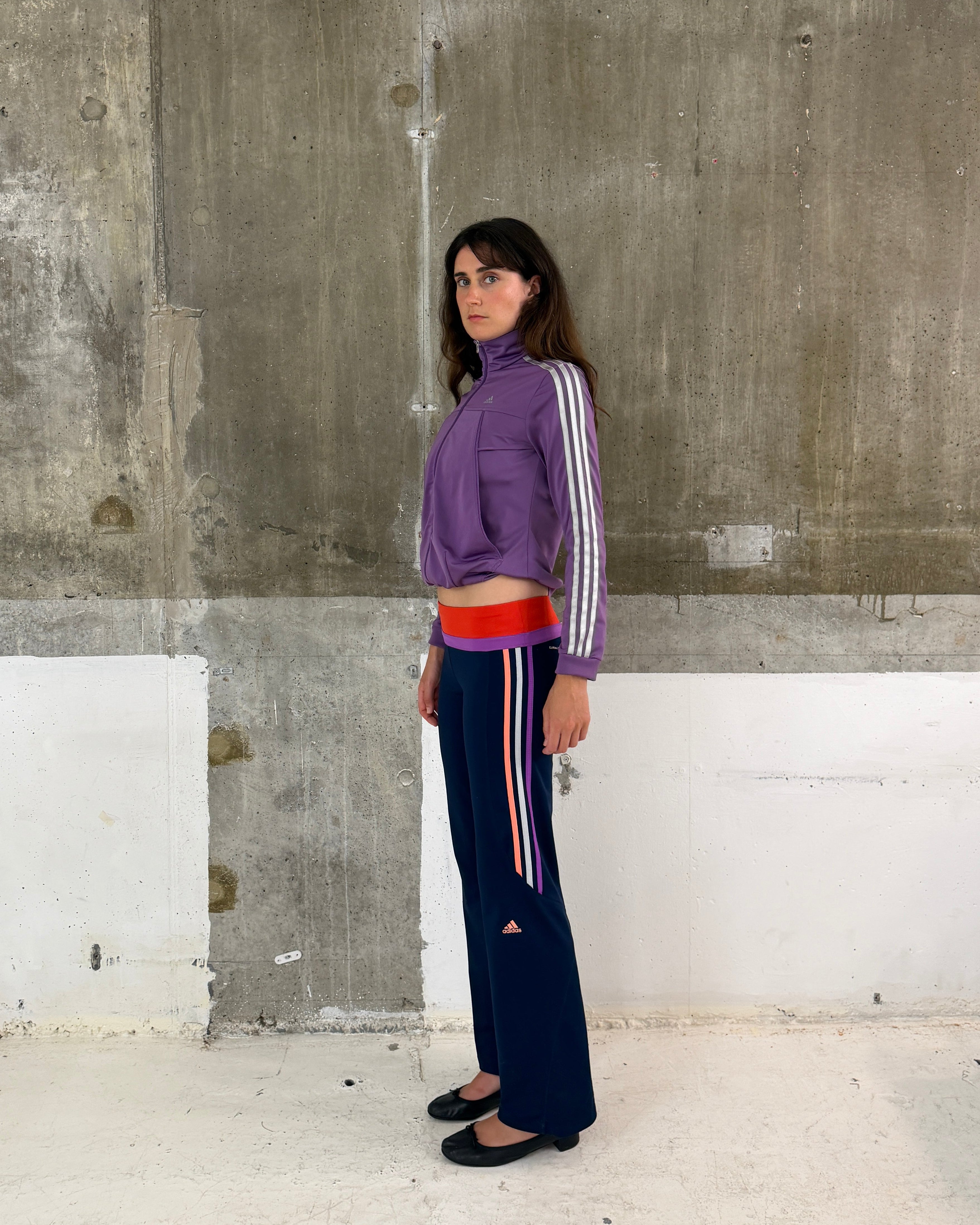 Purple Adidas Track Jacket