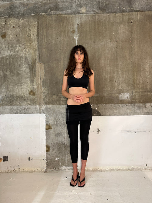 Adidas Black Skapri leggings, Made in Korea