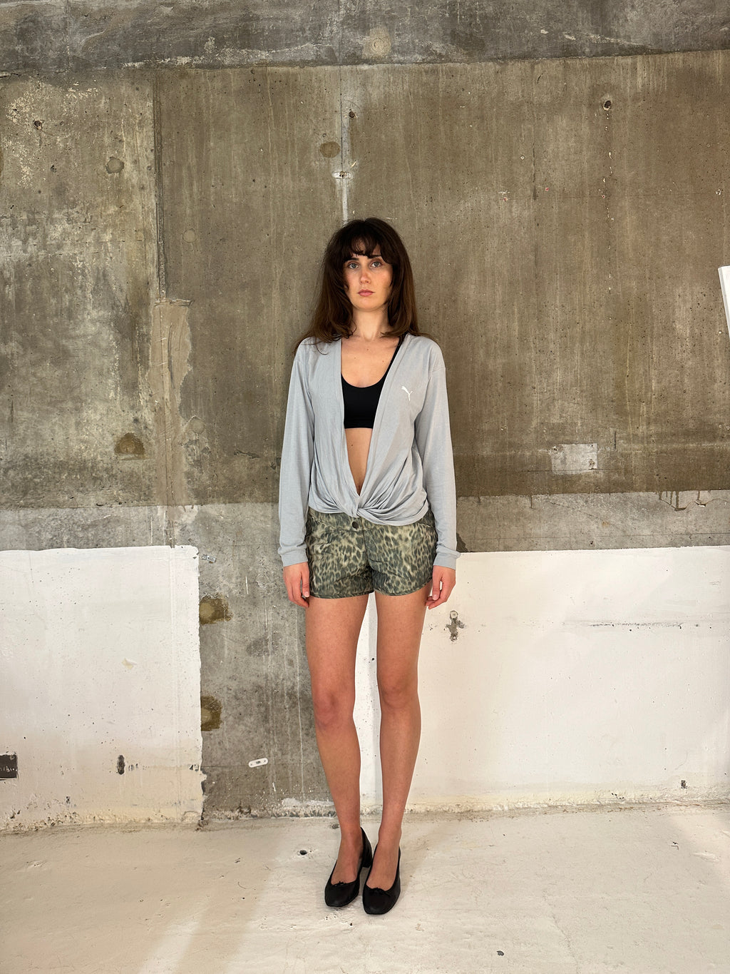 Puma Draped Long Sleeve Top