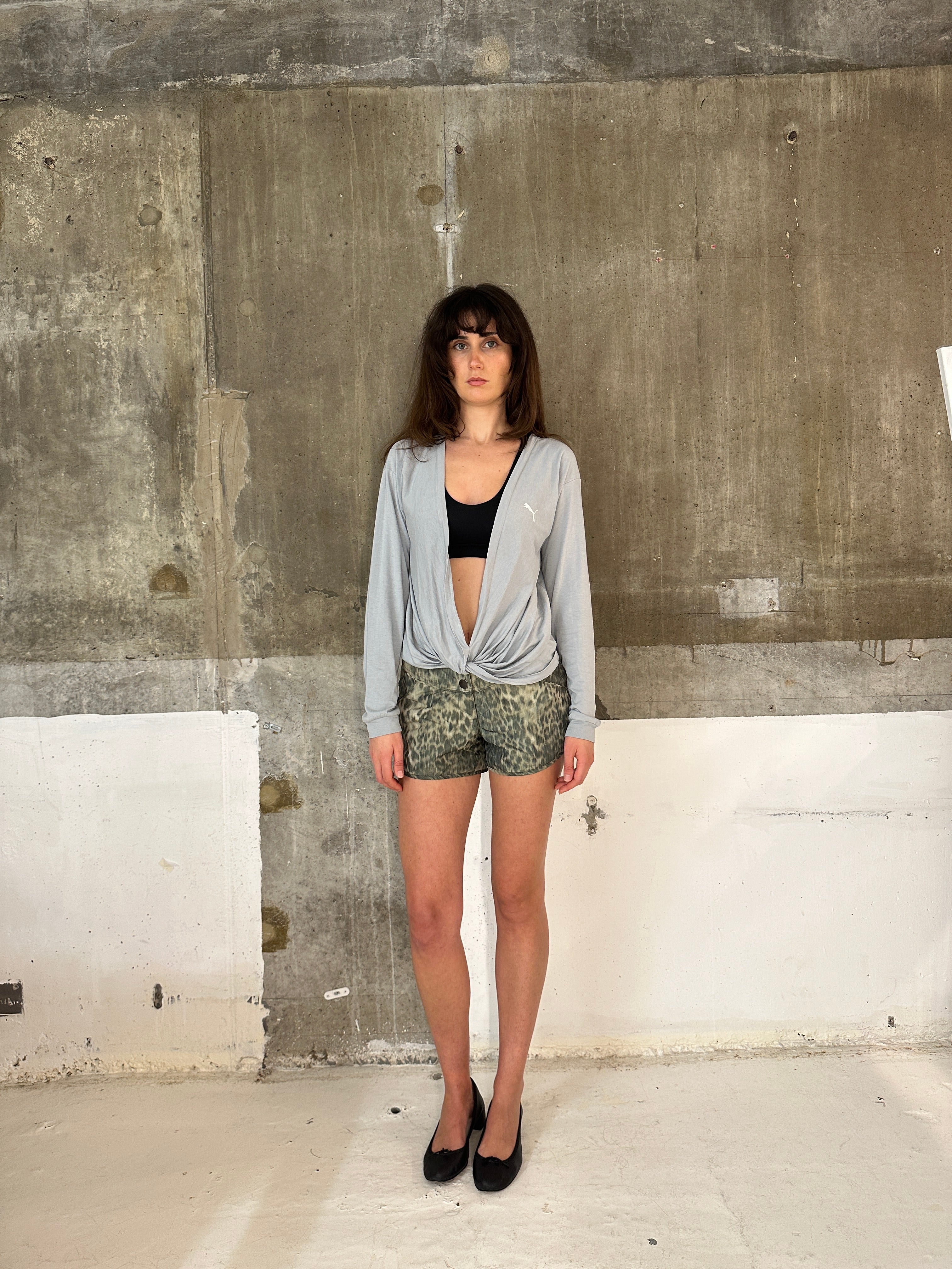 Puma Draped Long Sleeve Top